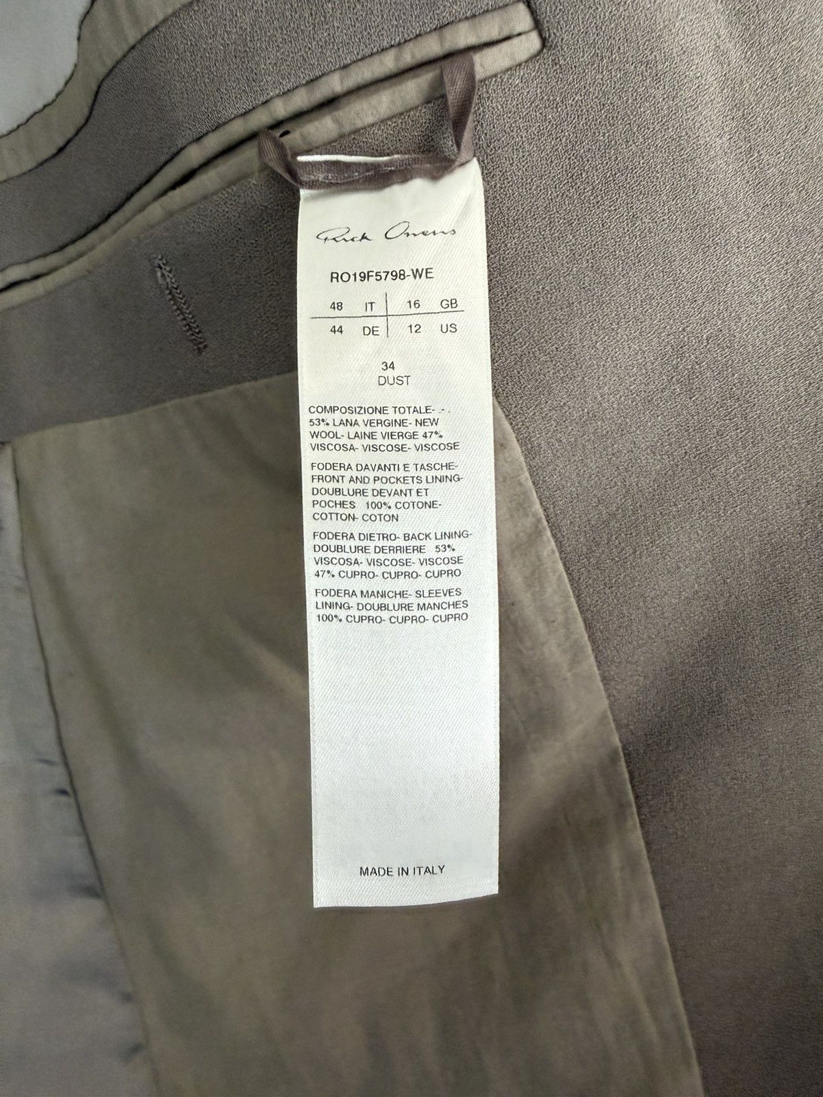 Rick Owens Rick Owens larry doll jacket Size 38L - 4 Thumbnail