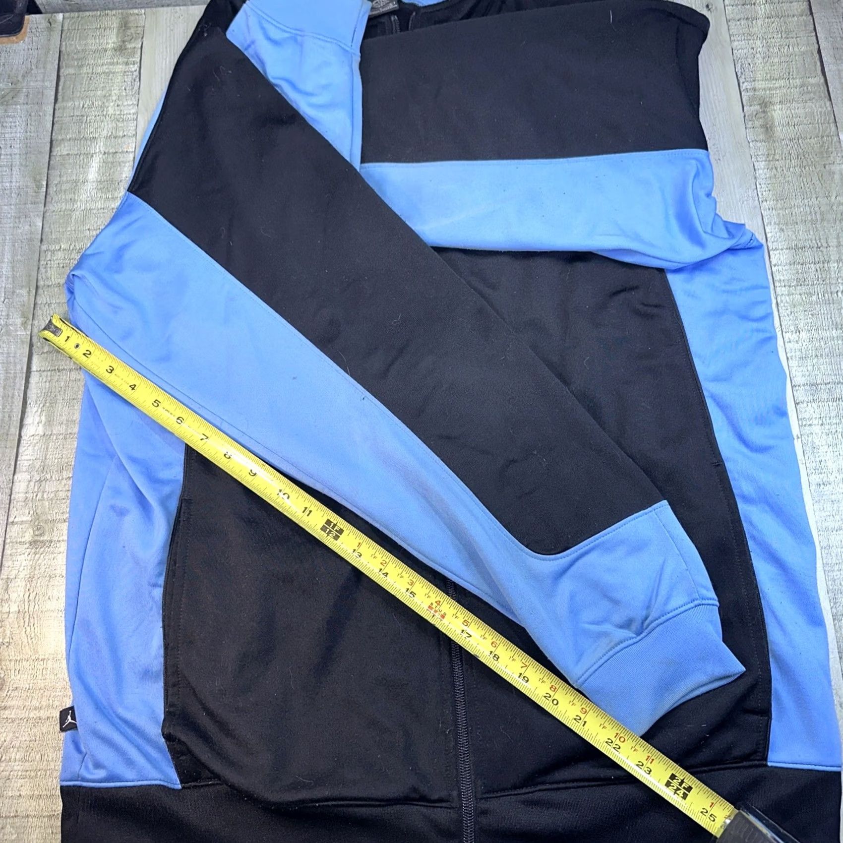 Jordan Brand VINTAGE Jordan Jumpman Basketball Jacket Mens L Black Blue Track Size US L / EU 52-54 / 3 - 4 Thumbnail