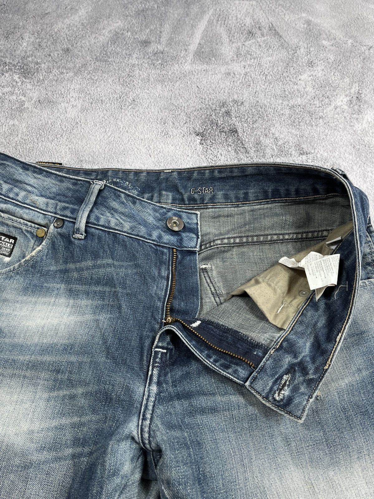 G-Star × Vintage Vintage Y2K G-star RAW 3D Low faded denim jeans size 28 Size 28" / US 6 / IT 42 - 6 Thumbnail