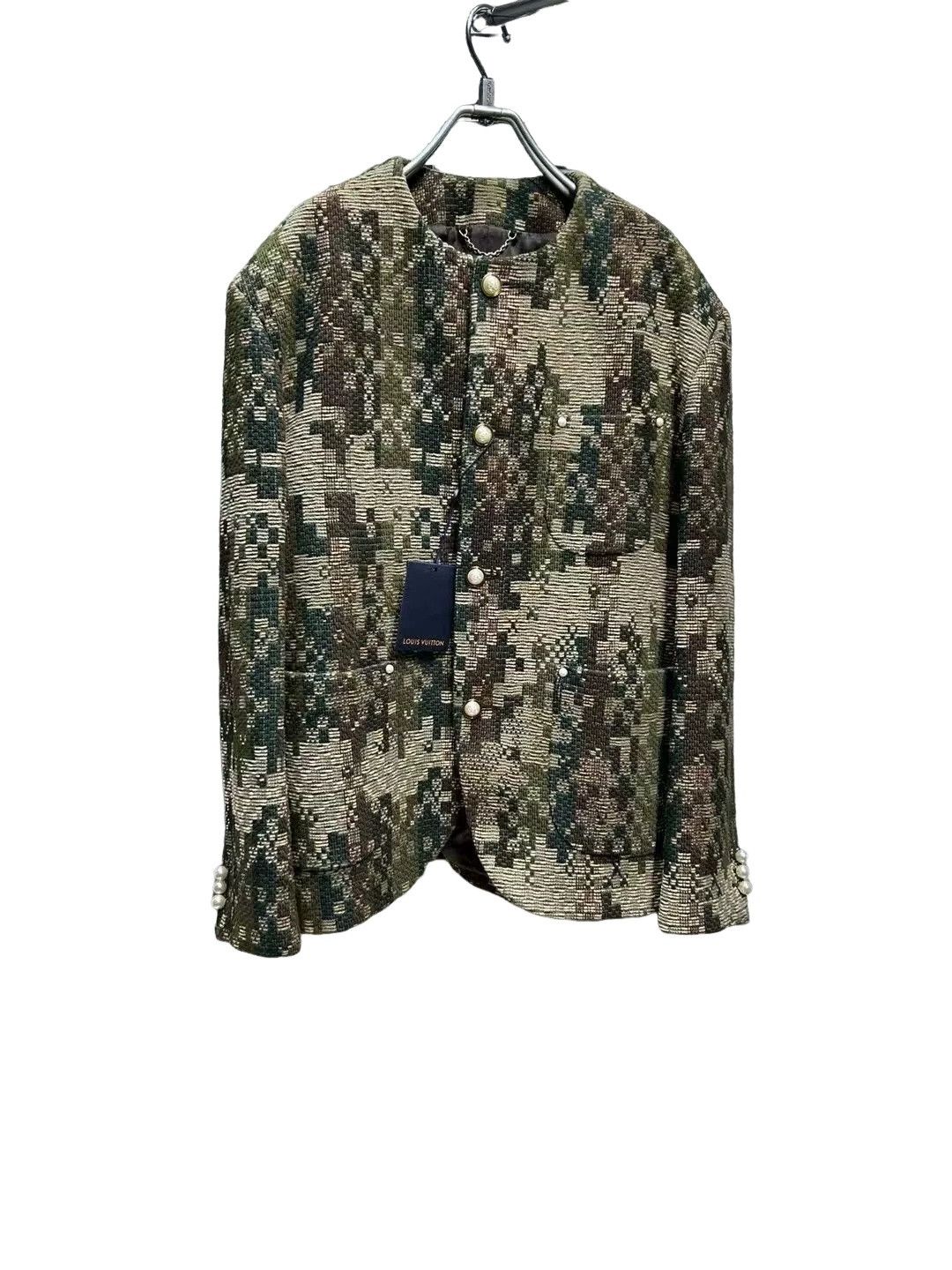 Louis Vuitton Louis Vuitton Damoflage Pearl Button Jacket 48 Size US M / EU 48-50 / 2 - 1 Thumbnail