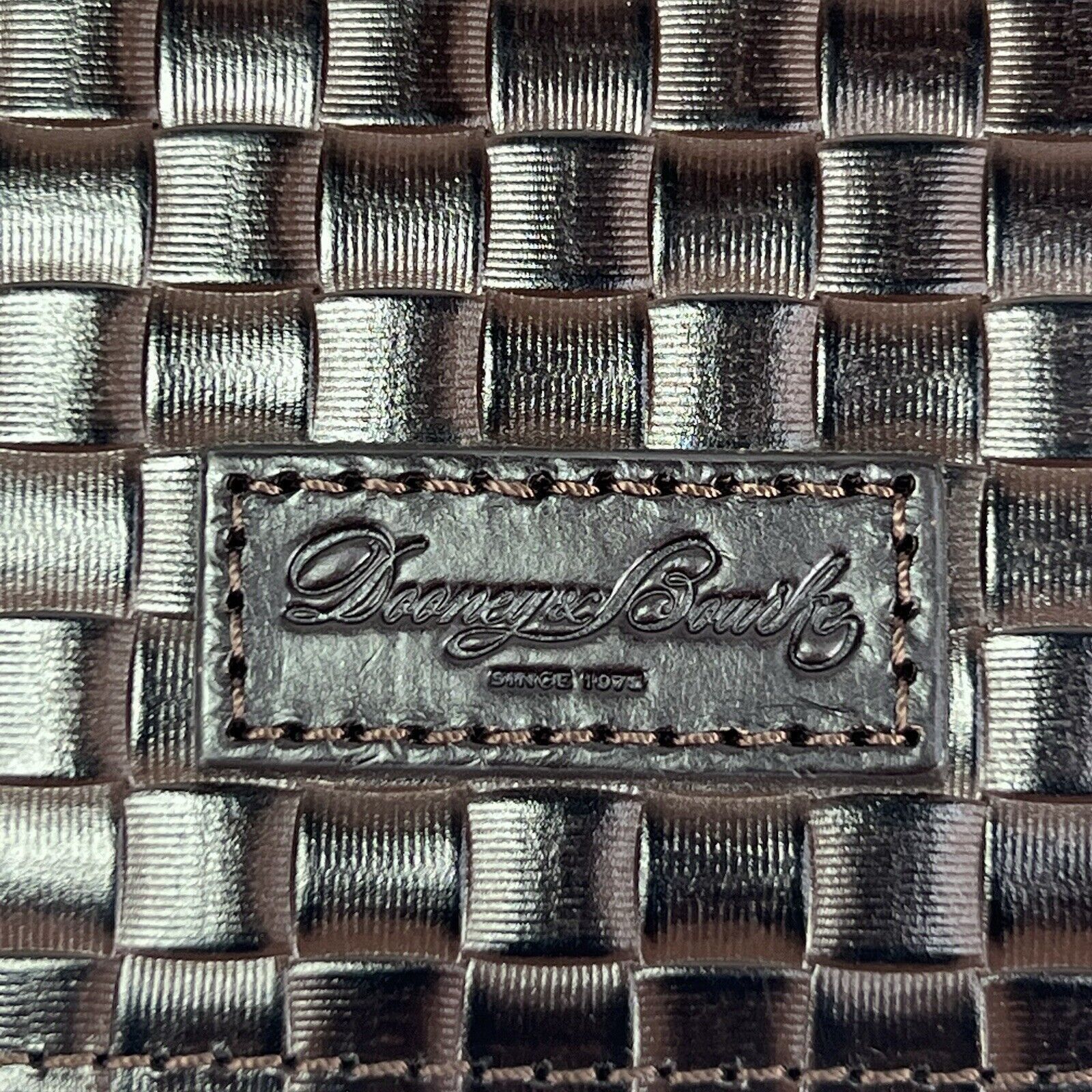 Dooney & Bourke Dooney & Bourke Brown Woven Flat Leather Wristlet Wallet Size ONE SIZE - 2 Thumbnail