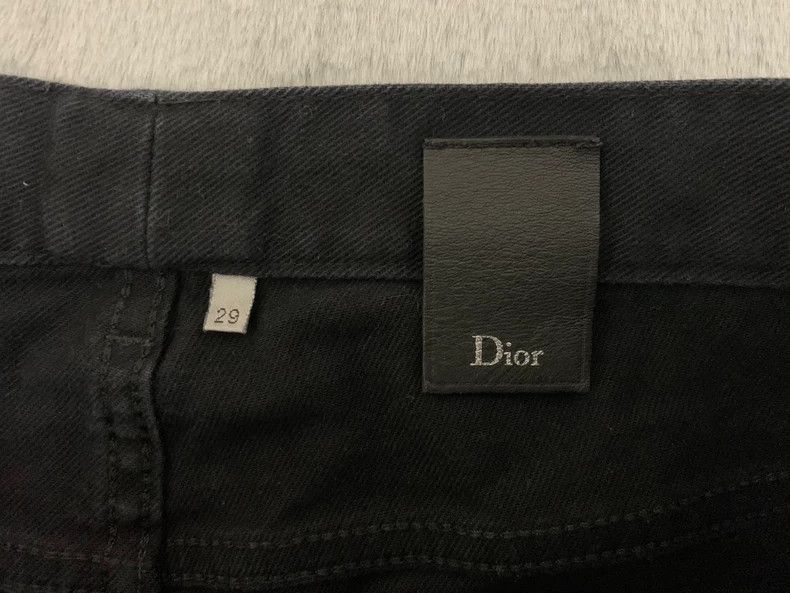 Dior Dior co-branded black flower skull jeans Size US 29 - 3 Thumbnail