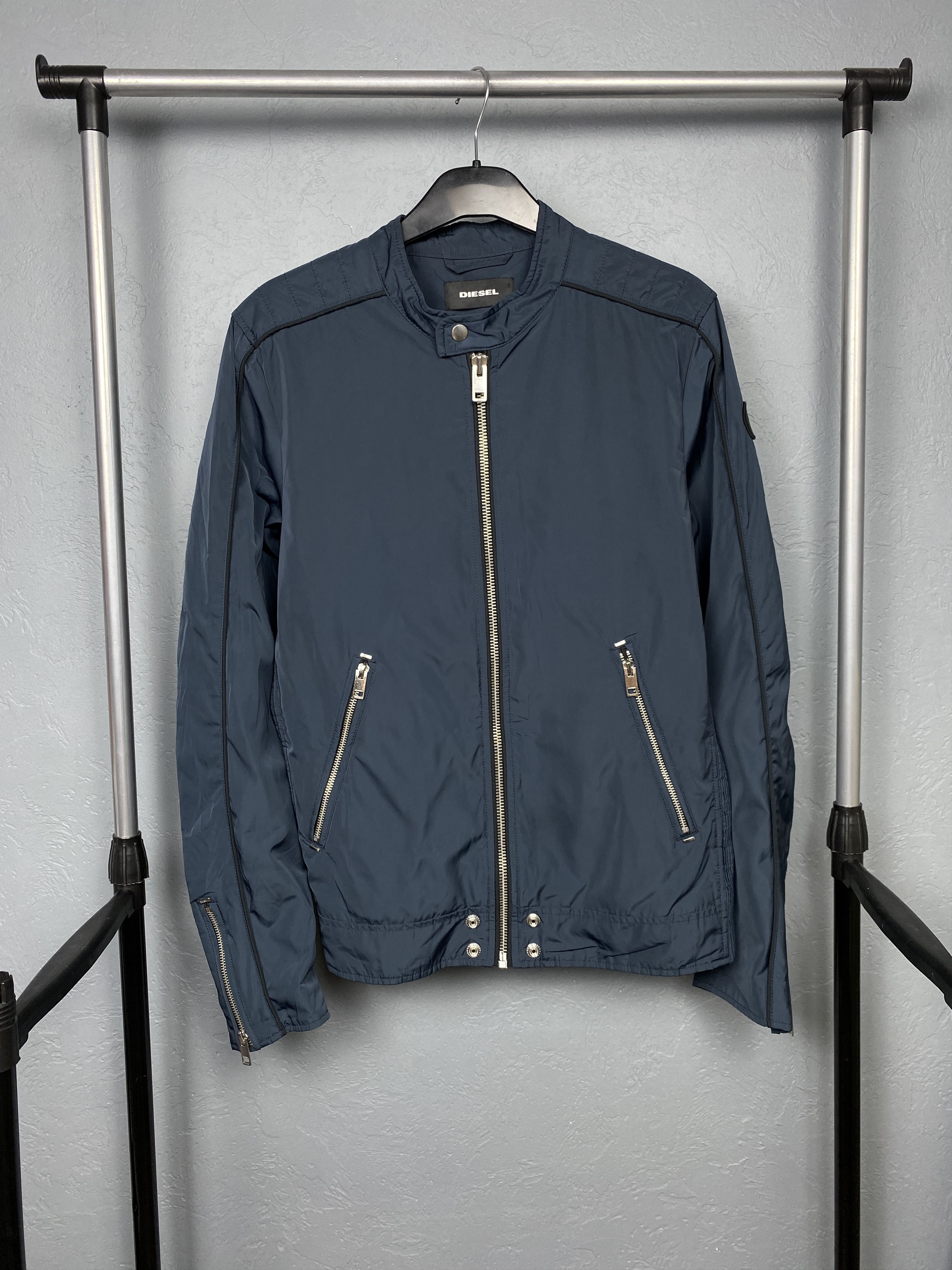 Diesel Diesel Vintage Mens Nylon Bomber Jacket Size US L / EU 52-54 / 3 - 1 Thumbnail
