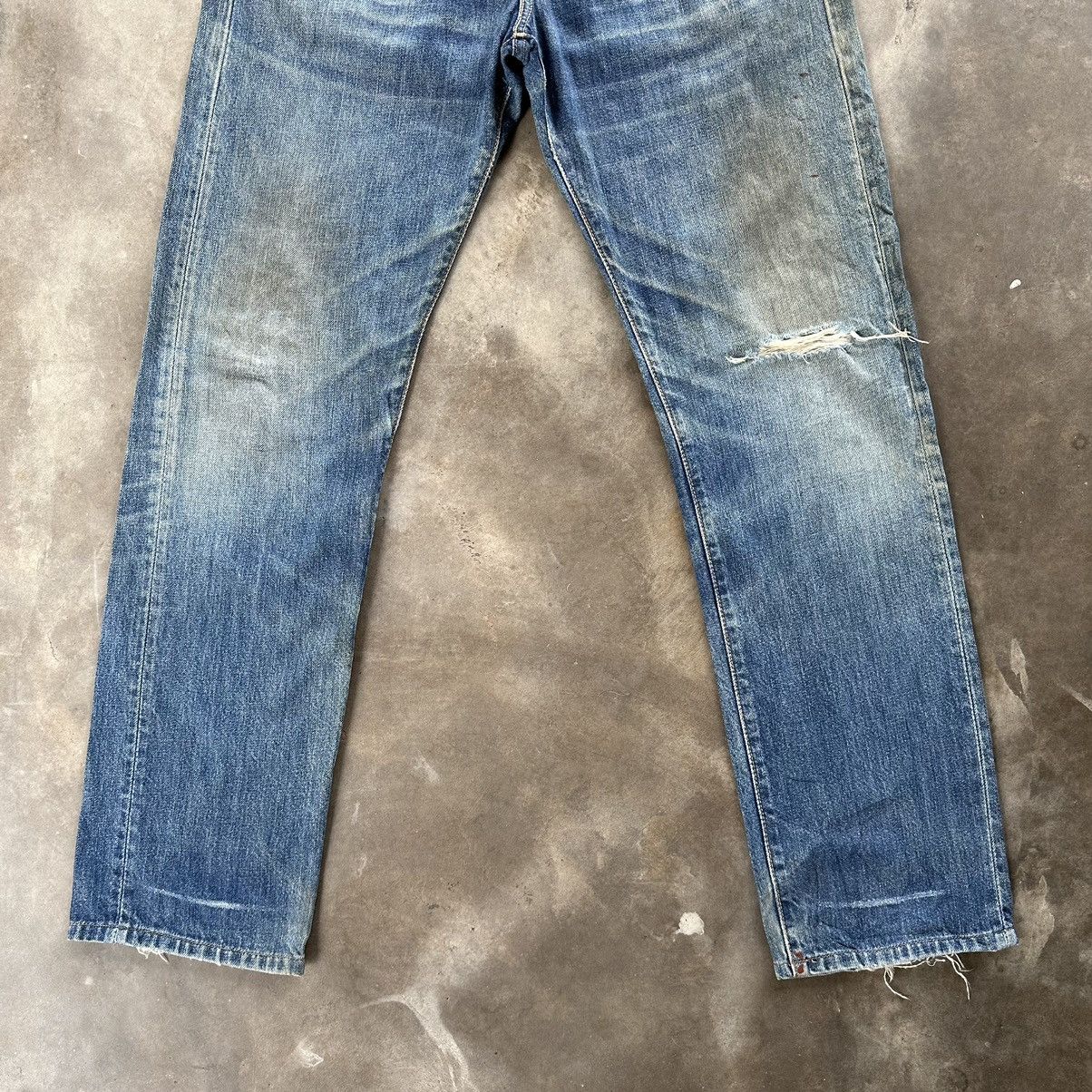 Levi's Vintage Levi’s 505 Distressed Rusty Faded Denim Jean Pant Size US 34 / EU 50 - 3 Thumbnail