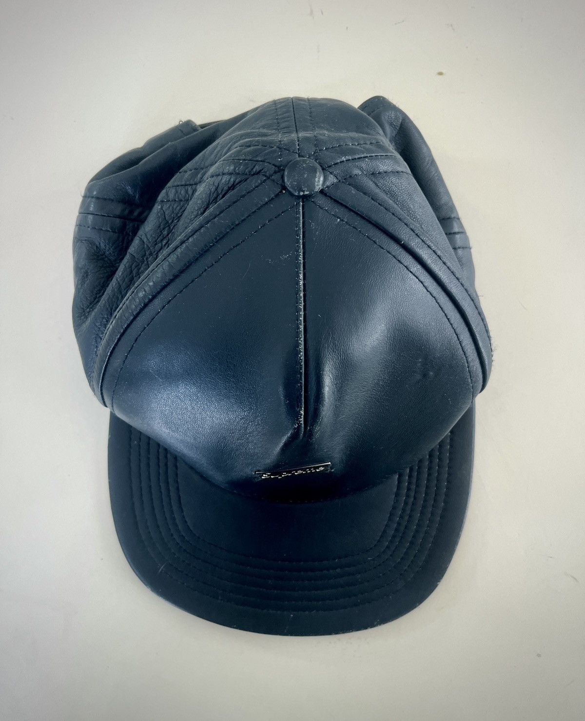 Supreme Supreme Faux Leather Snapback Size ONE SIZE - 4 Thumbnail