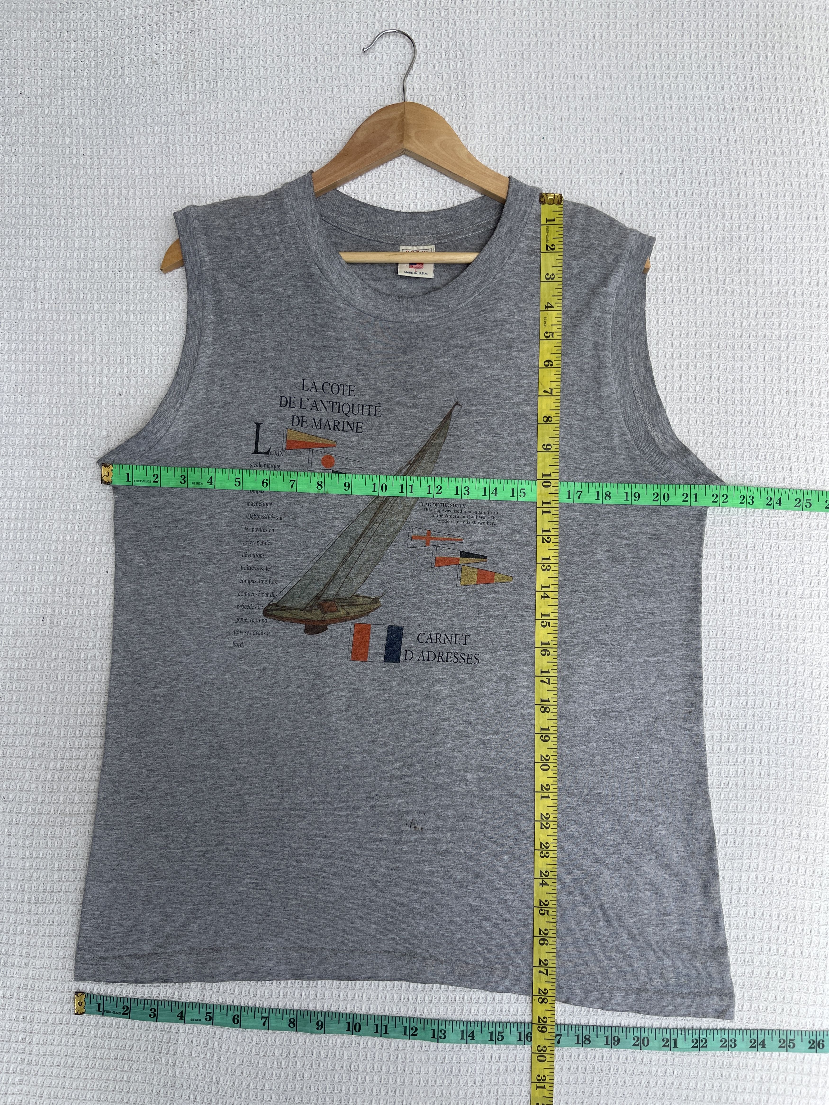 Vintage Last Drop🔥Rare🔥Vintage Made in USA Tank Top Size US L / EU 52-54 / 3 - 9 Thumbnail