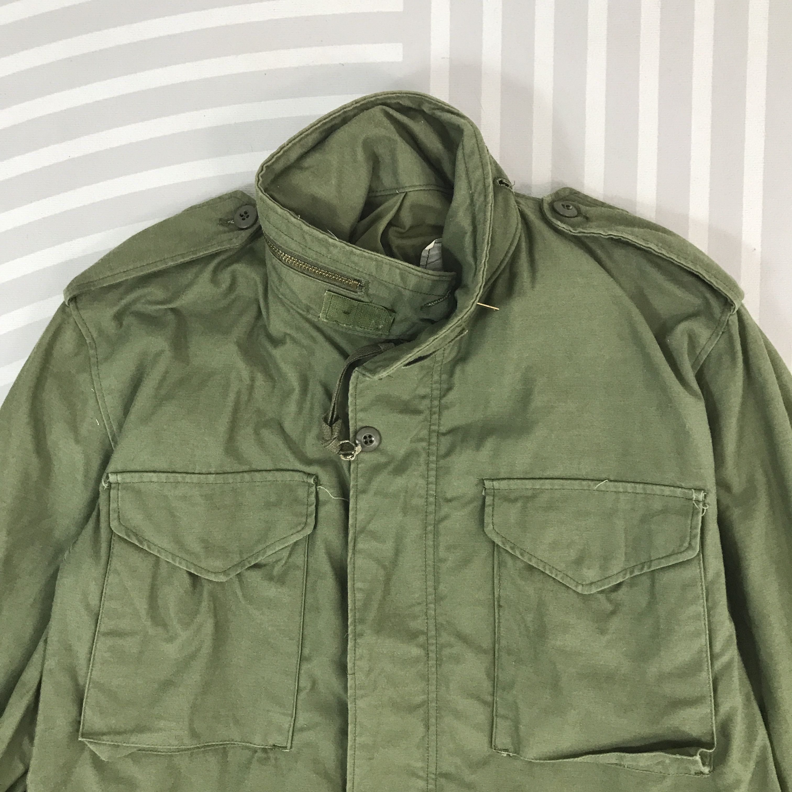 Alpha Industries Vintage Alpha Industries design M65 green military Jacket Size US L / EU 52-54 / 3 - 2 Thumbnail