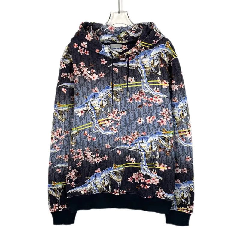 Dior Dior Multicolor Cotton Women's Hoodie 0089 Size M / US 6-8 / IT 42-44 - 1 Thumbnail