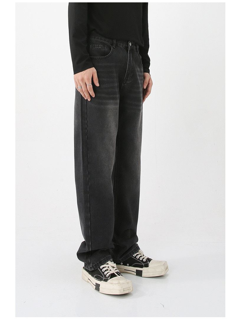 Japanese Brand Japanese washed retro straight loose casual jeans Size US 32 / EU 48 - 4 Thumbnail