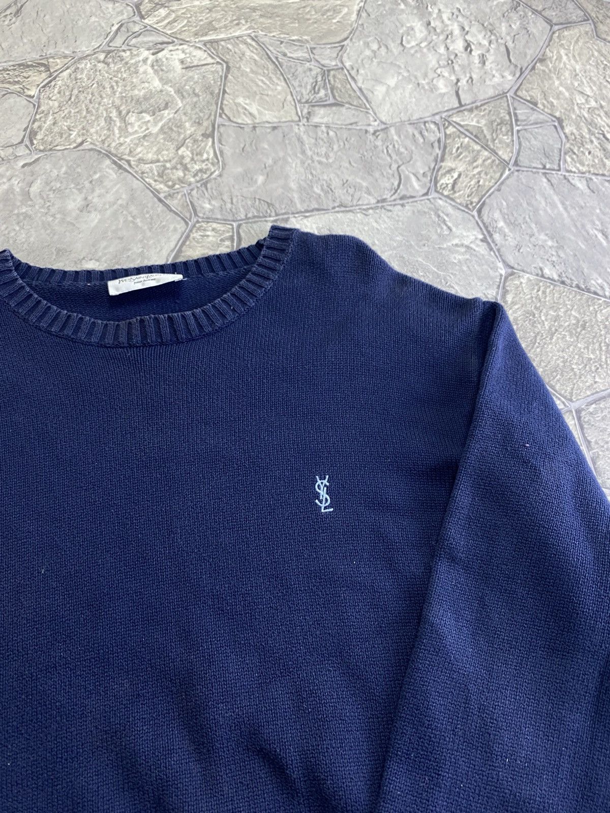 Yves Saint Laurent Vintage YSL Yves Saint Laurent Sweater Size US L / EU 52-54 / 3 - 3 Thumbnail