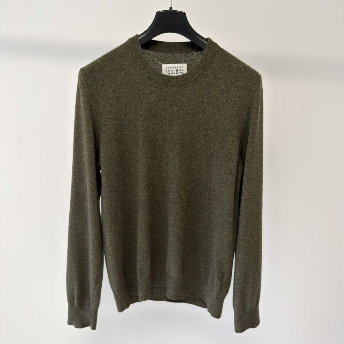 Maison Margiela A/W 16 Moss Green Wool Sweater Size US M / EU 48-50 / 2 - 1 Thumbnail