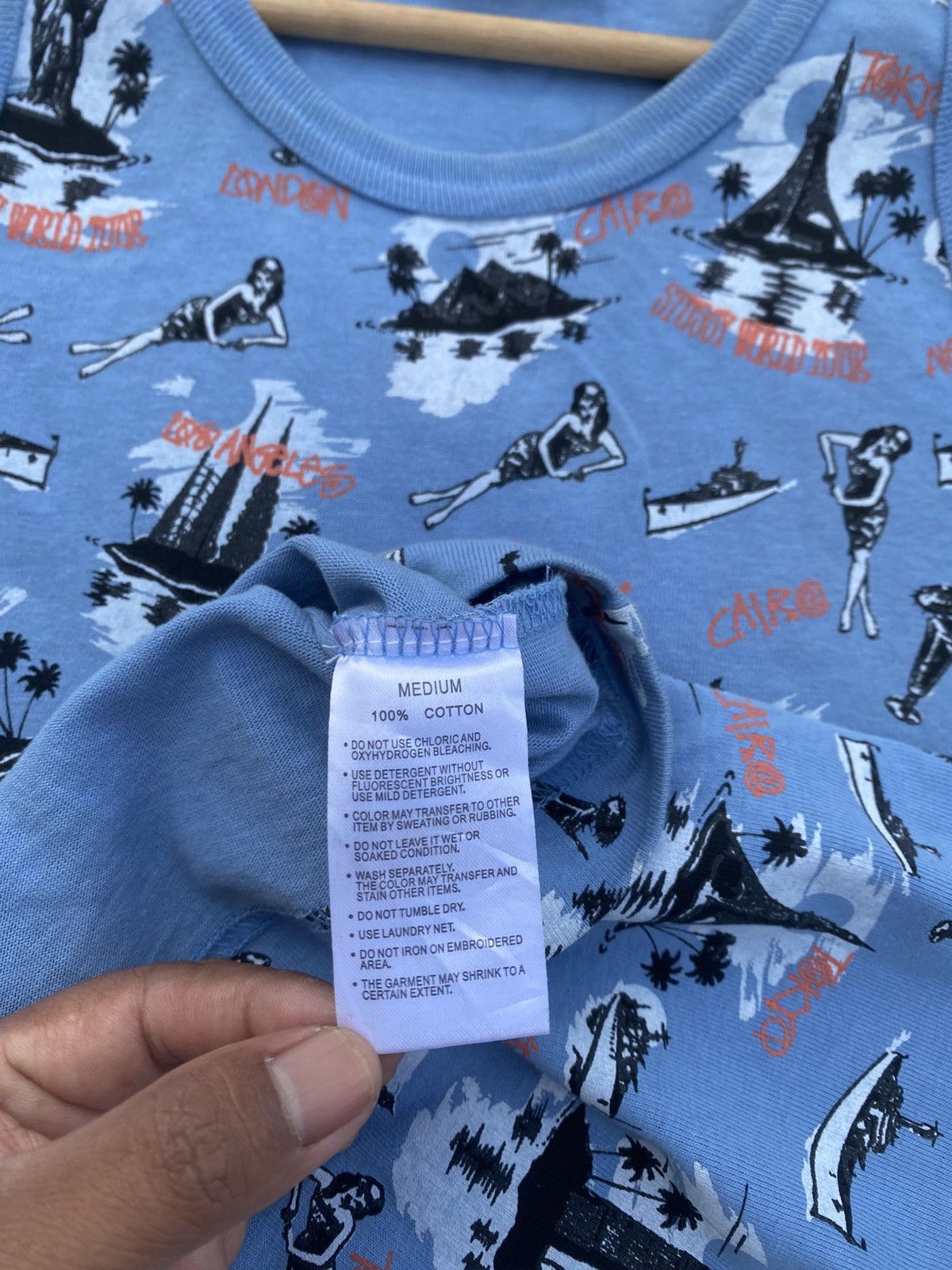 Stussy Rare Vintage Stussy World Tour Summer Cruze Singlet Size US M / EU 48-50 / 2 - 10 Thumbnail