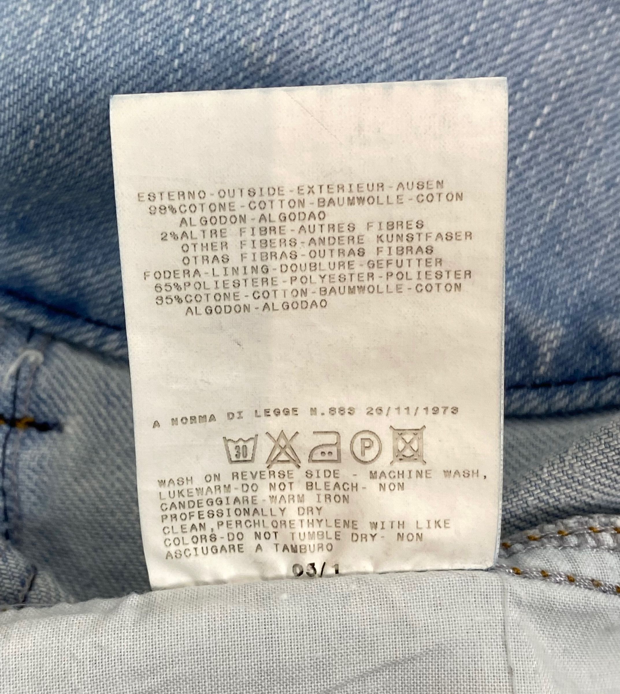 Just Cavalli × Roberto Cavalli Just Cavalli Vintage Jeans size 26 Size 26" / US 2 / IT 38 - 16 Thumbnail