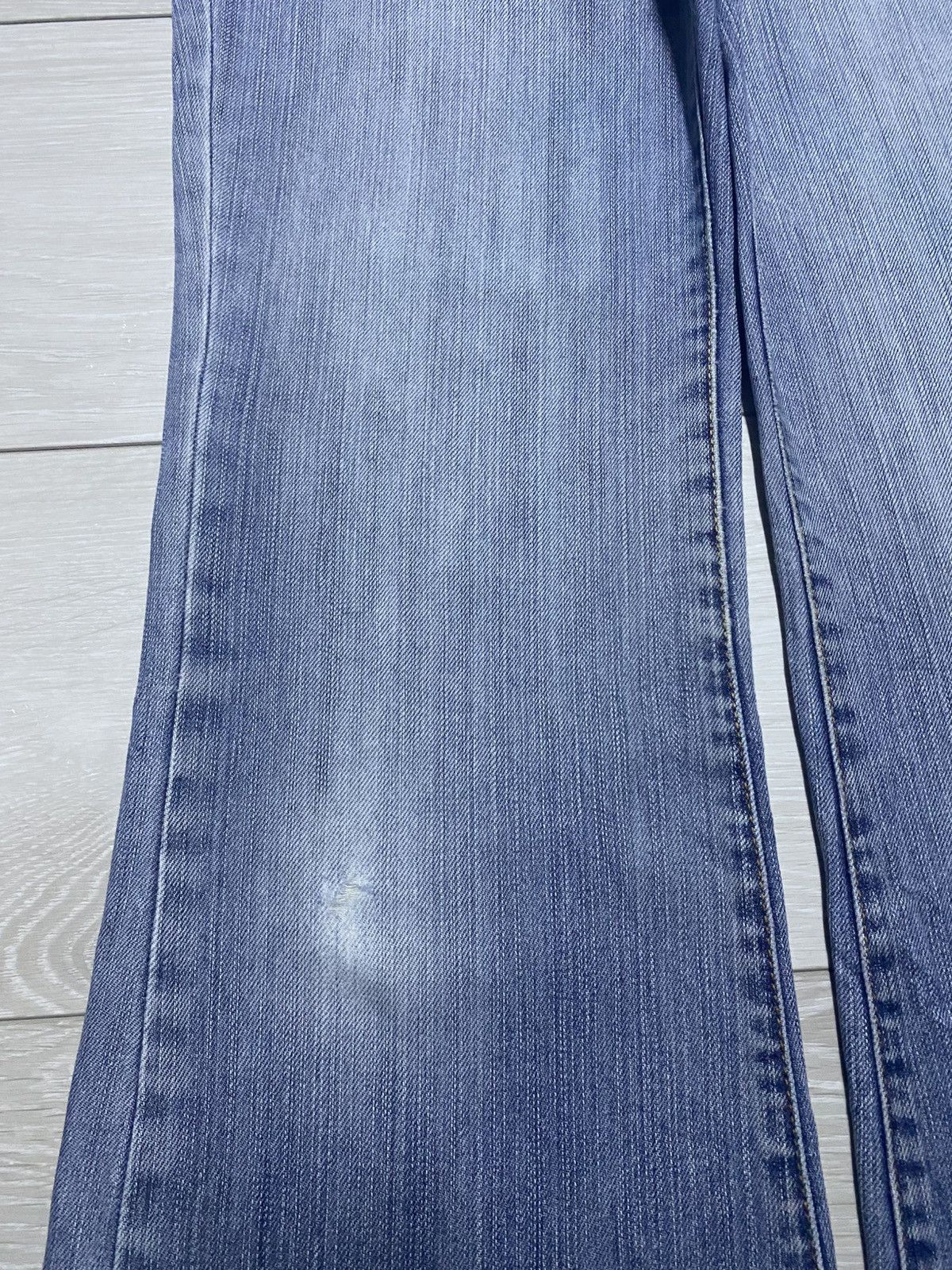 Japanese Brand Vintage Japanese Brand Hush Hush Light Wash Flare Jeans Size US 29 - 7 Thumbnail