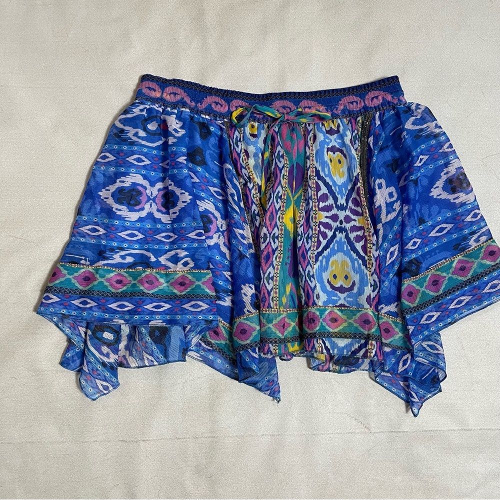 Zara NWT New Zara Printed Mini Skirt Size XS Size 26" / US 2 / IT 38 - 3 Thumbnail