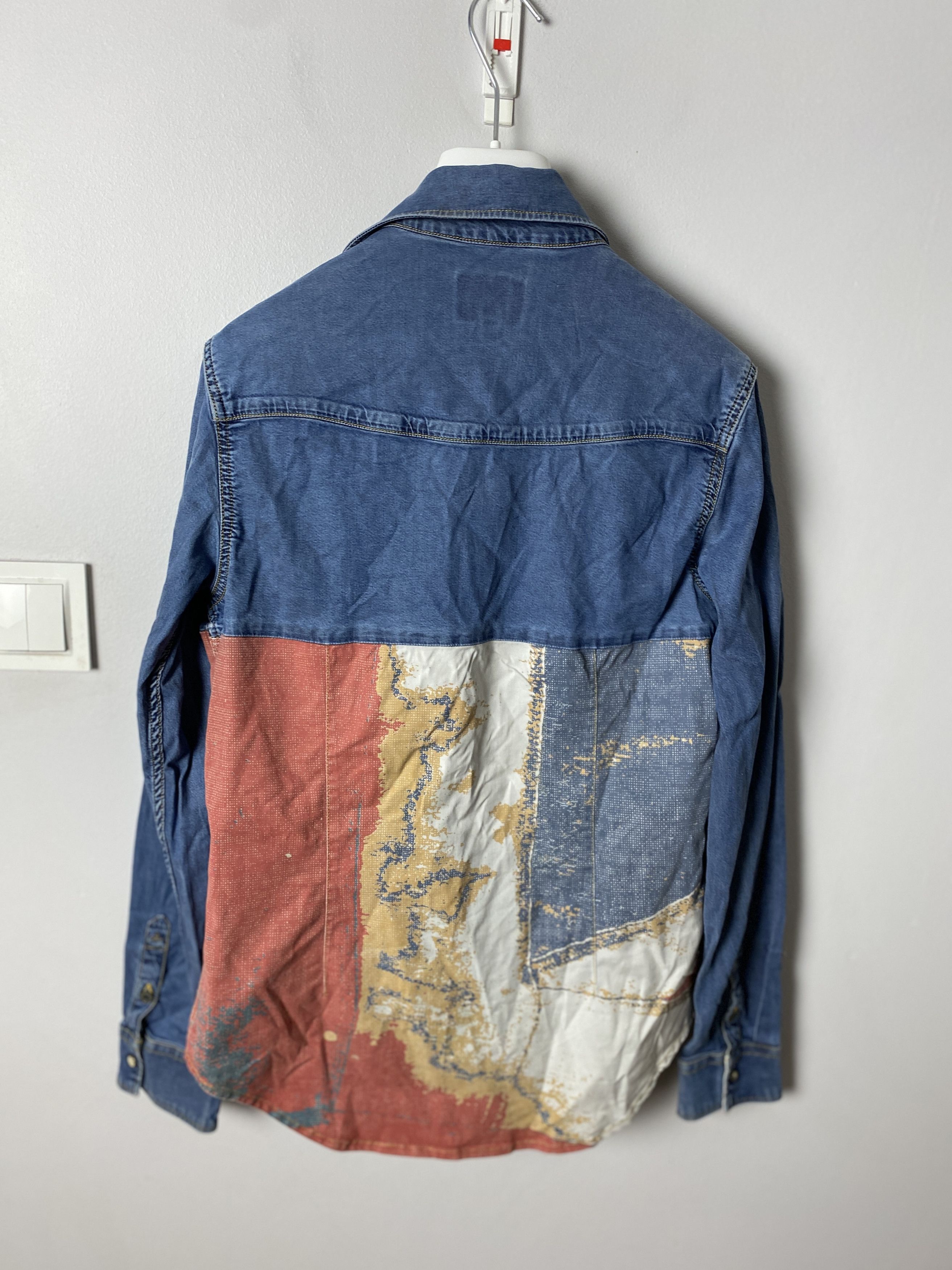 Vivienne Westwood Vivienne Westwood Anglomania printed denim shirt small logo Size L / US 10 / IT 46 - 6 Thumbnail