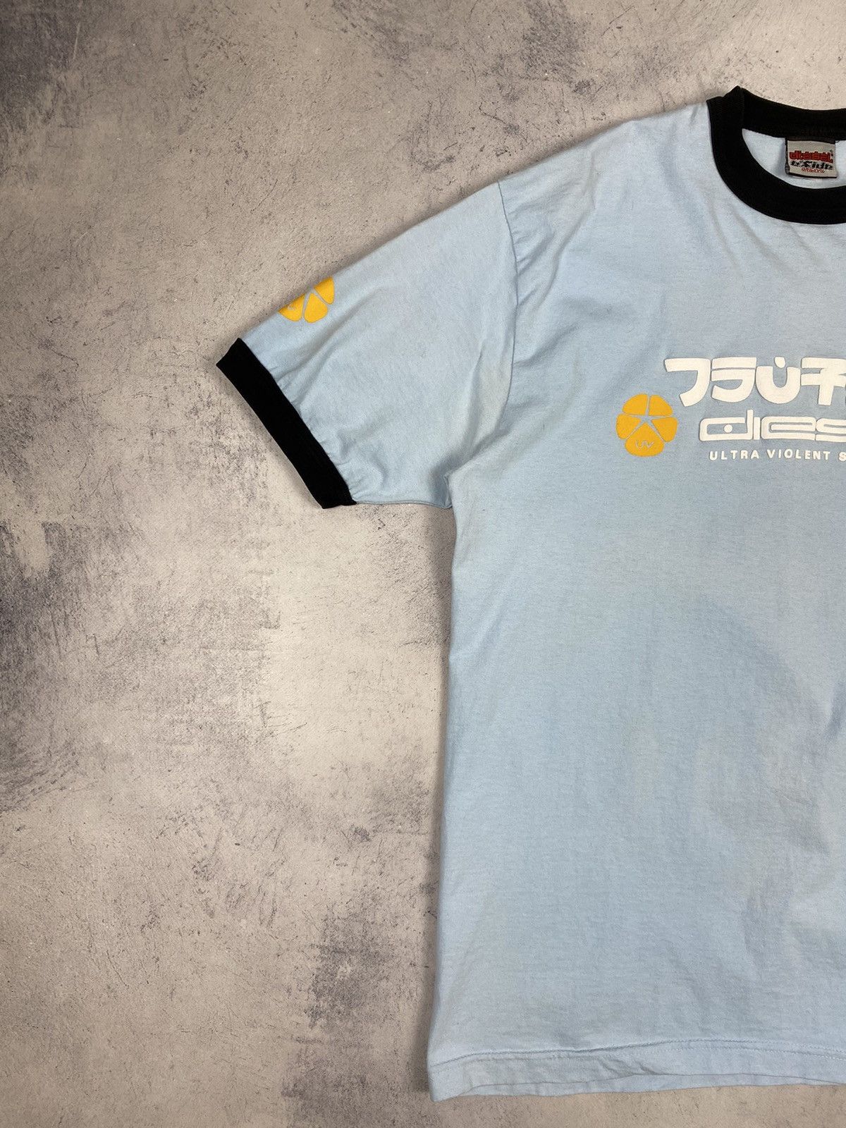 Diesel Vintage 90's Diesel Ultra Violent Skin Block T-Shirt Size XL Size US XL / EU 56 / 4 - 3 Thumbnail