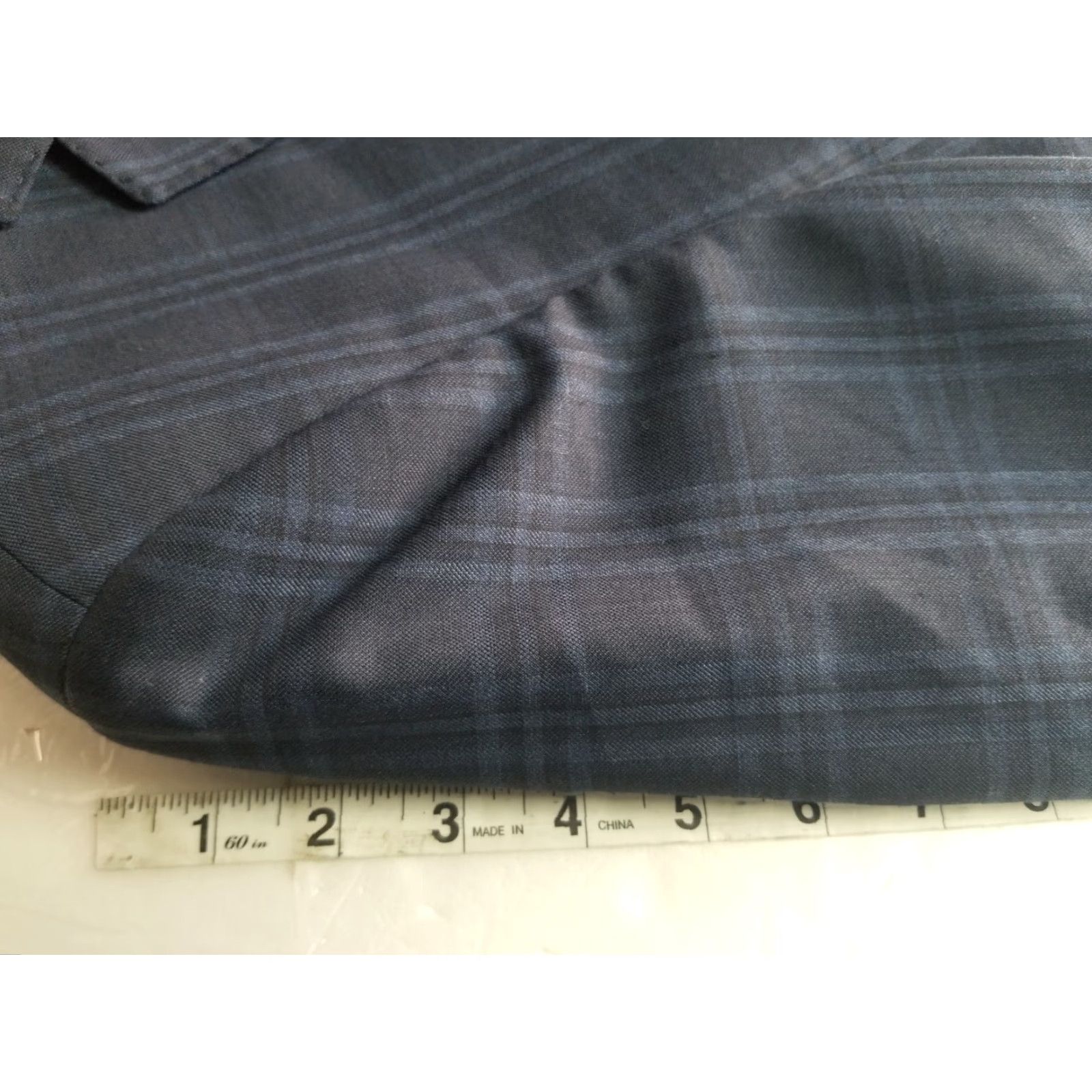 Vintage Tiglio Blazer Men 44L Blue Extra Fine Super 150s Wool Italy Merinos Luxe Novello Tiglio Size 44R - 7 Thumbnail