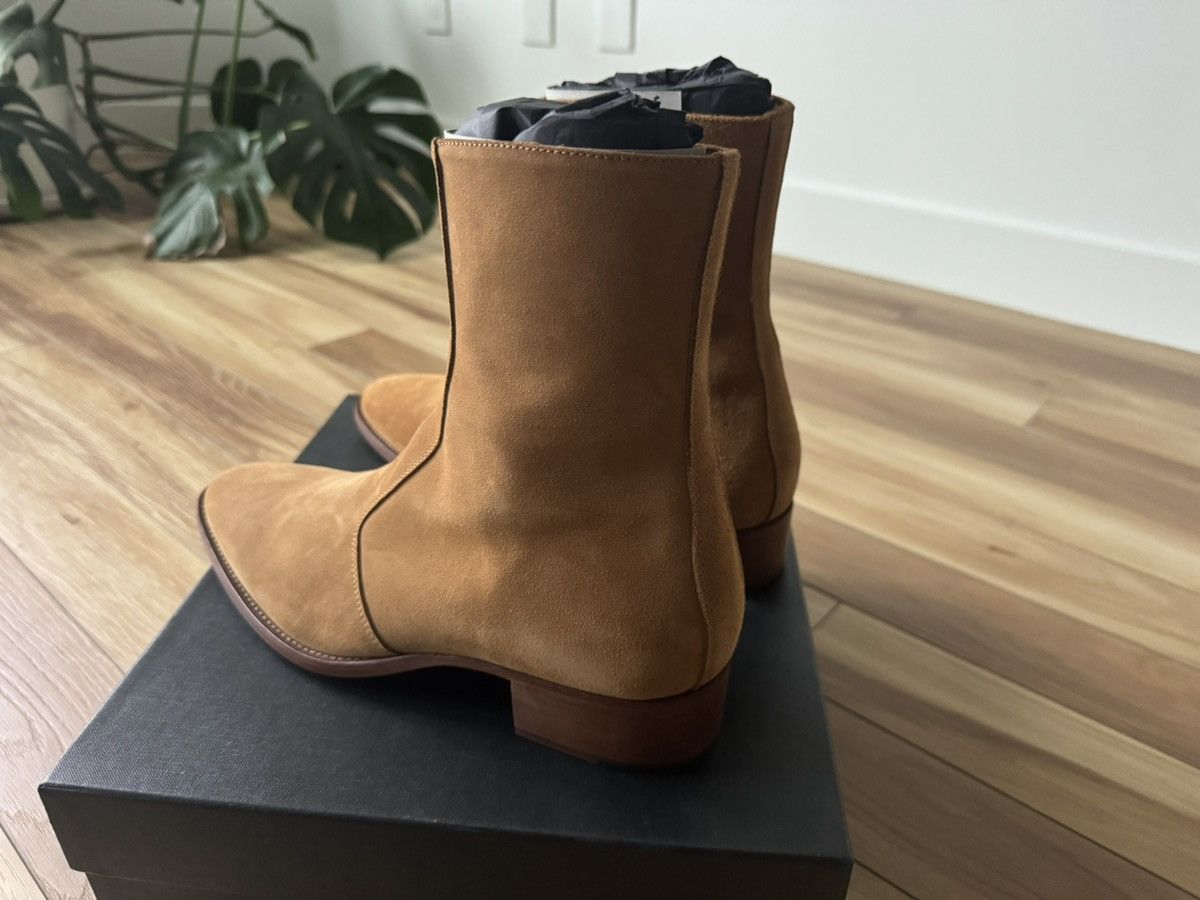 From The First Luca 40mm Side Zip Boot - Camel Suede EU 46 | US 13 Size US 13 / EU 46 - 3 Thumbnail