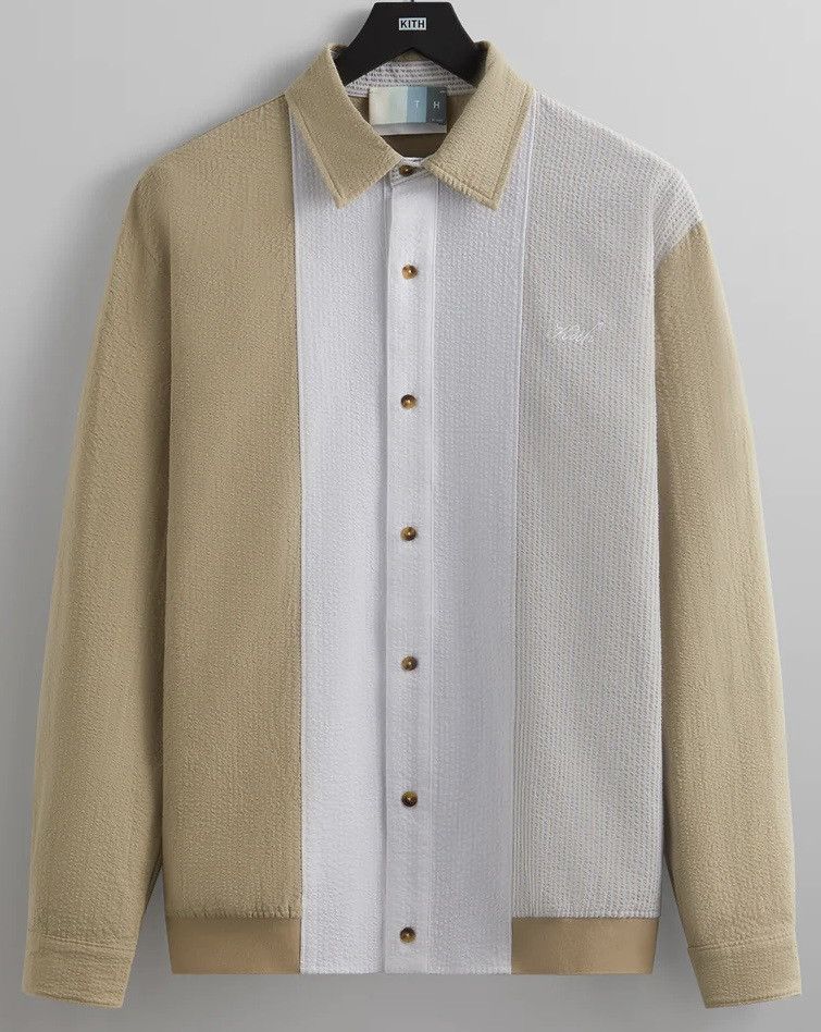 Kith Vista Seersucker Paneled Buttondown