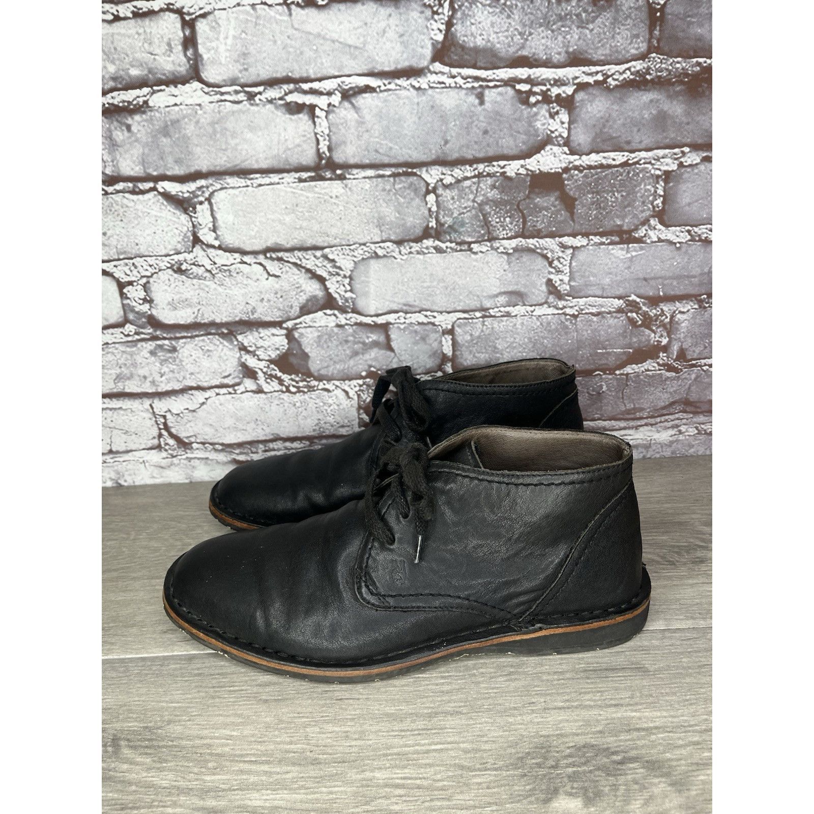 John Varvatos John Varvatos Portland Chukka Lace Up Shoes Black Soft Leath Size US 8 / EU 41 - 14 Thumbnail
