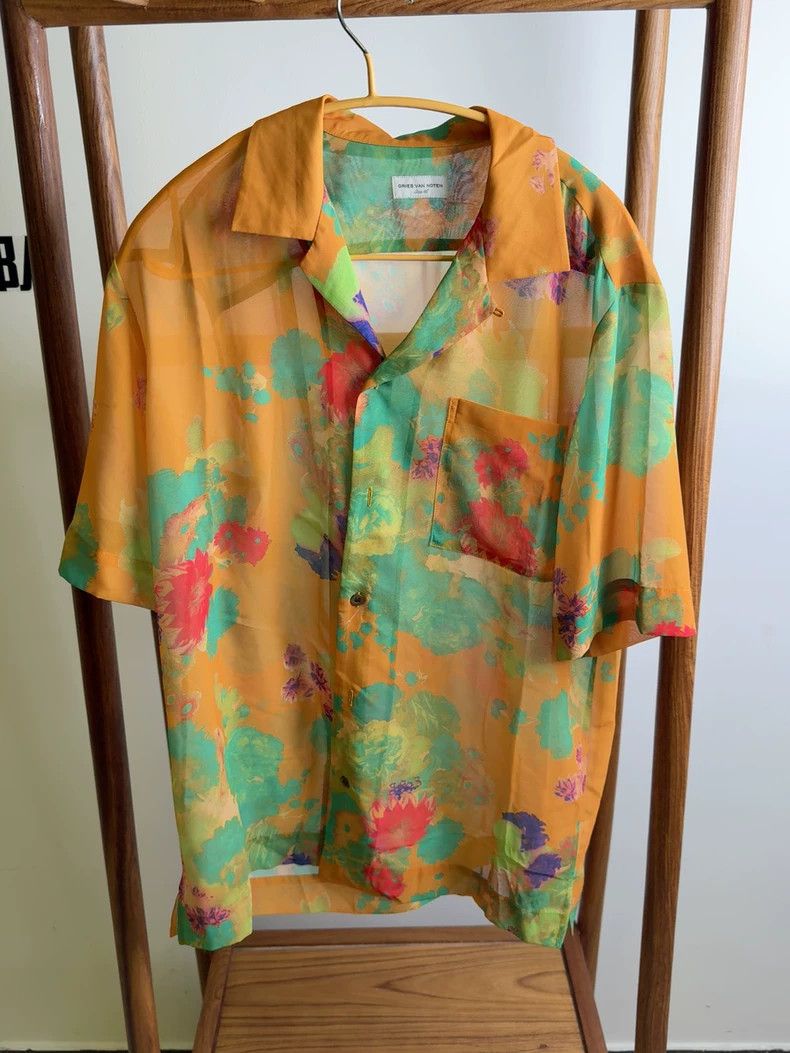 Dries Van Noten dries van noten Floral short-sleeved shirt 2503-Nextarrow Size US S / EU 44-46 / 1 - 1 Thumbnail