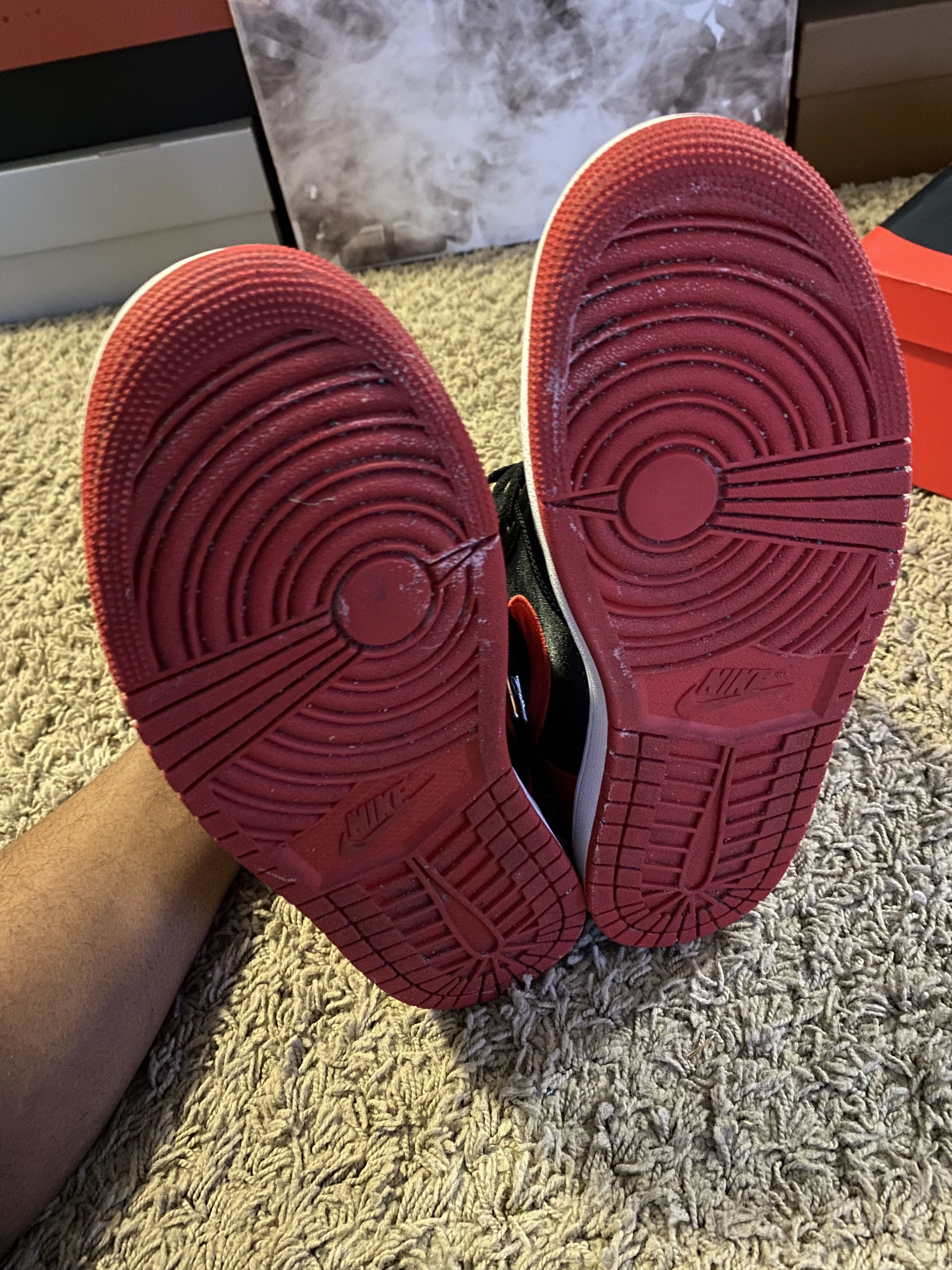 Jordan Brand Jordan 1 high satin bred size 11.5 W 10 M Size US 11.5 / IT 41.5 - 2 Thumbnail
