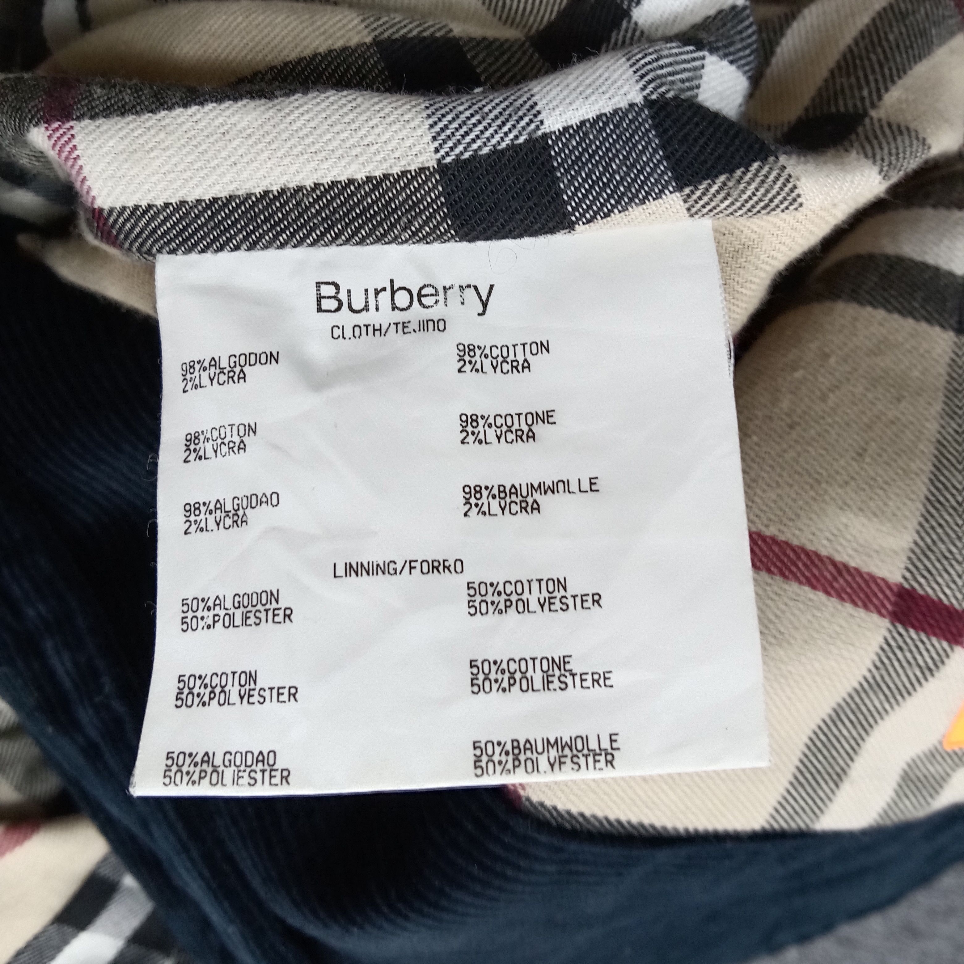 Burberry Burberry London Designer Brand Velvet Jacket Size S / US 4 / IT 40 - 7 Thumbnail