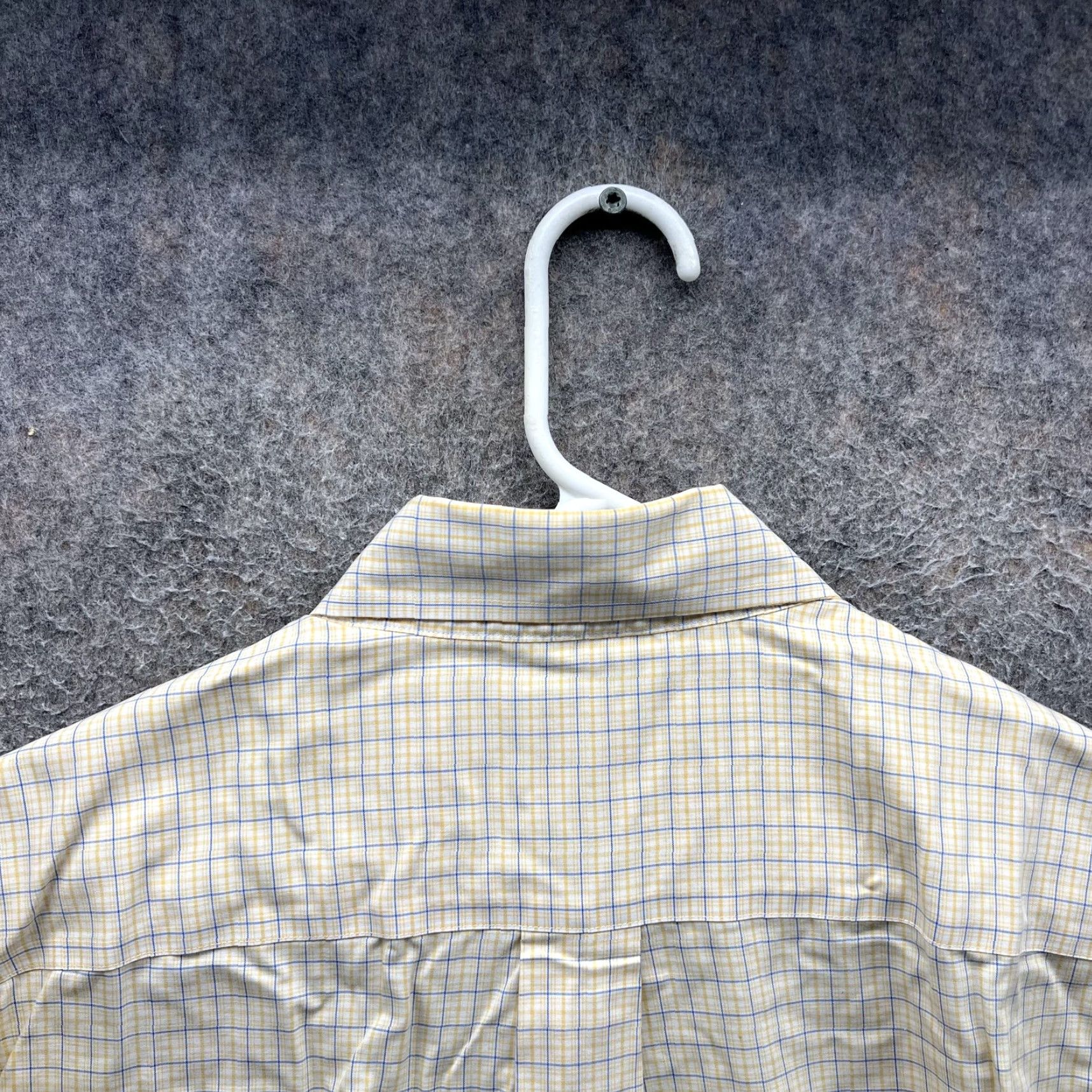 Brooks Brothers Brooks Brothers Shirt Mens M Yellow Plaid Short Sleeve Button Front Chest Pocket Non-Iron Casual Workwear Size US M / EU 48-50 / 2 - 6 Thumbnail