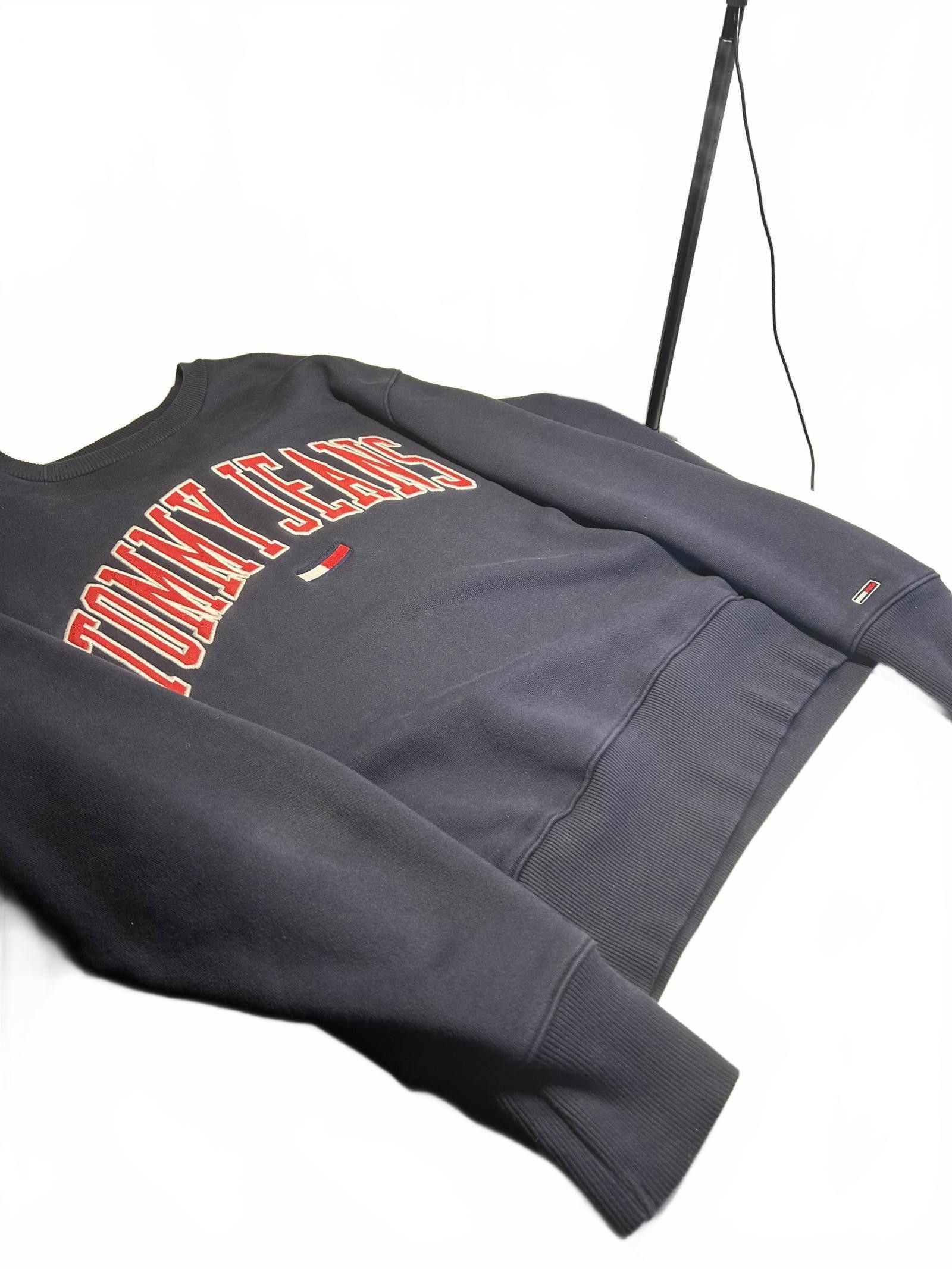 Tommy Jeans Vintage Tommy Jeans Sweatshirt Navy Blue Medium Size US M / EU 48-50 / 2 - 3 Thumbnail