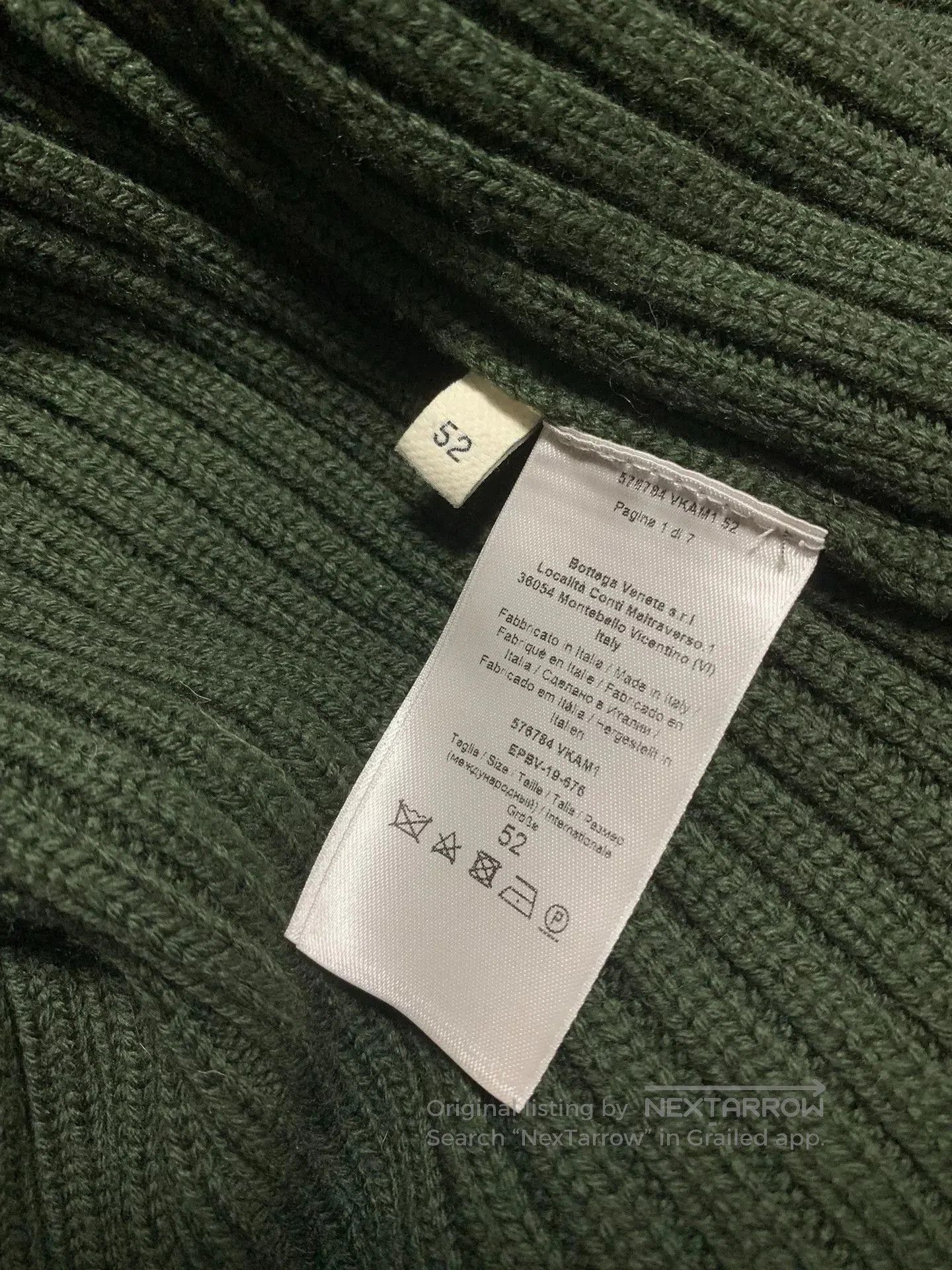 Bottega Veneta Bottega Veneta Knit Wool Sweater. Size US L / EU 52-54 / 3 - 4 Thumbnail