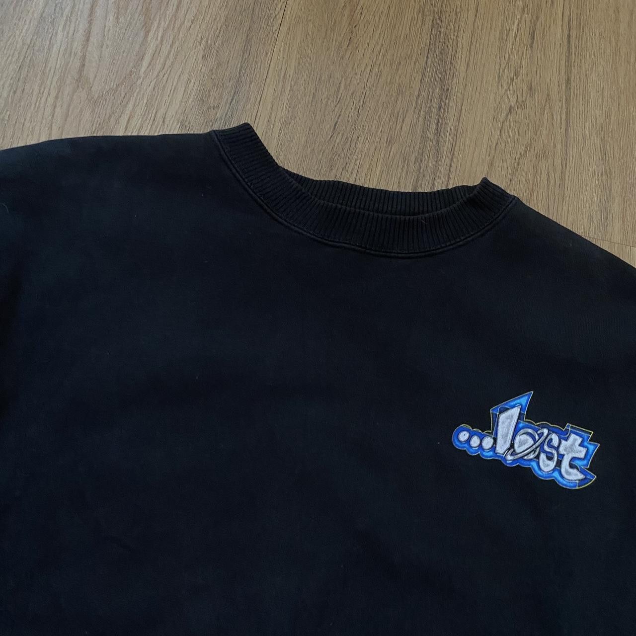 Other Lost Logo black crewneck sweatshirt Vintage y2k Size US L / EU 52-54 / 3 - 4 Thumbnail