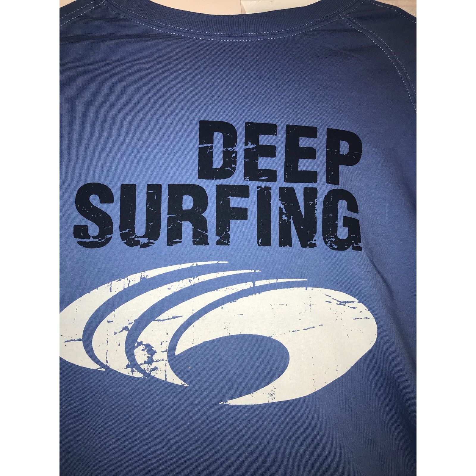H&M H & M T-SHIRT Men's M Blue Graphic Logo Short Sleeve Size US M / EU 48-50 / 2 - 10 Thumbnail