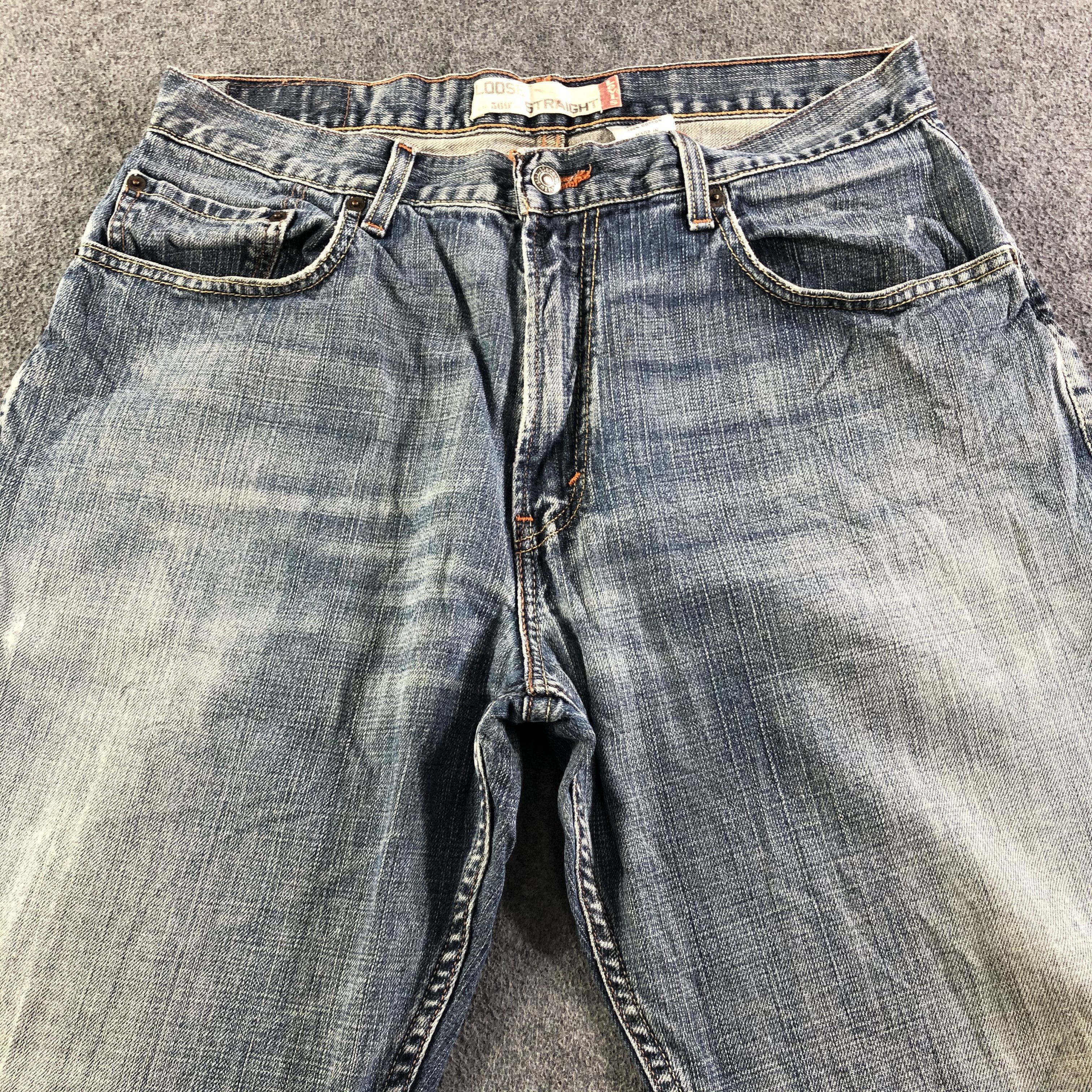 Levi's × Vintage Vintage Blue Wash Levis 569 Jeans-J3322 Size US 35 - 3 Thumbnail