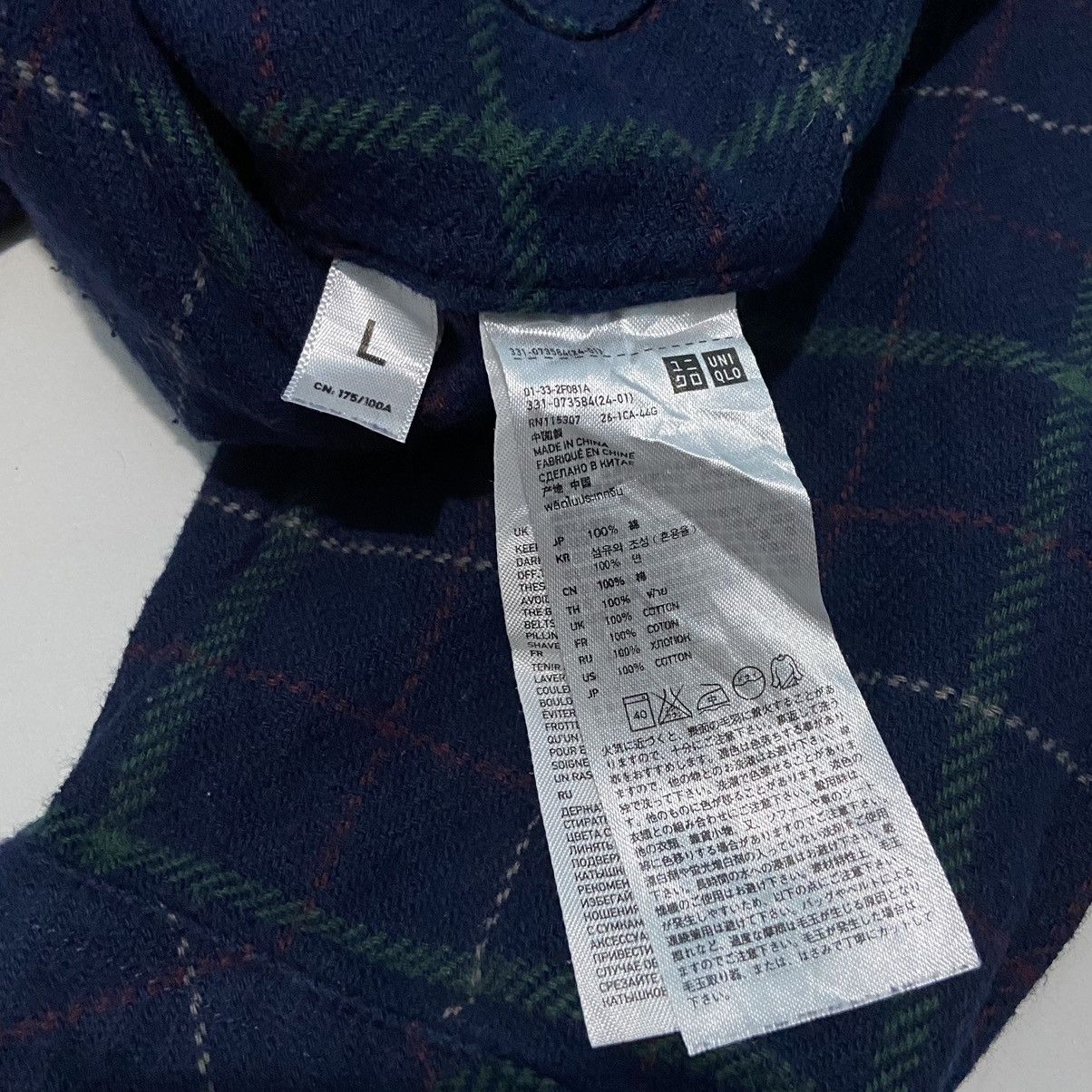 Jun Takahashi × Undercover × Uniqlo UU Undercover Jun Takahashi Jonio Multipockets Flannel Shirt Size US L / EU 52-54 / 3 - 10 Thumbnail