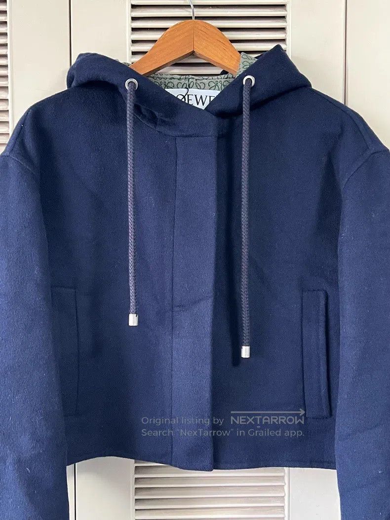 Loewe Loewe Women's Hooded Wool Jacket Size XXS / US 00 / IT 34 - 3 Thumbnail