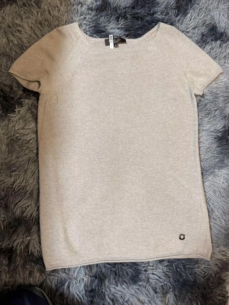 LORO PIANA Baby cashmere short sleeve sweater