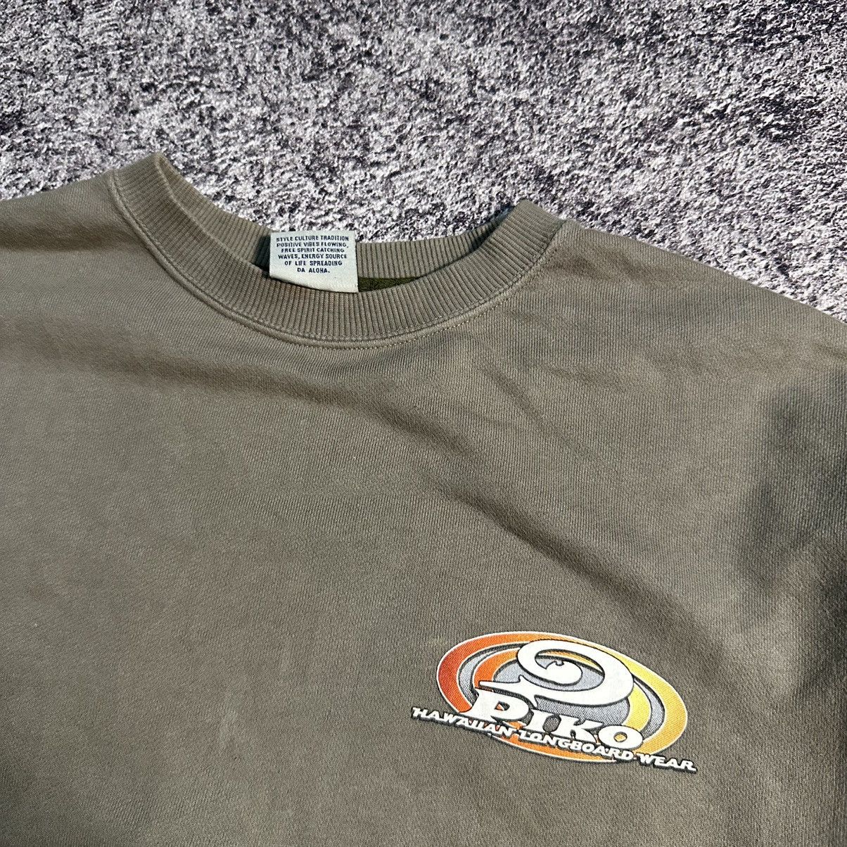 Japanese Brand RARE 00s PIKO CREWNECK SURFWEAR Size US L / EU 52-54 / 3 - 5 Thumbnail