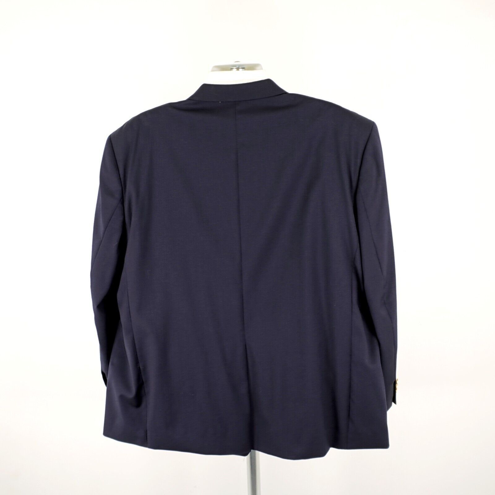Joseph & Feiss Jospeh & Feiss International Worsted Wool Blue 2 Gold Button Size 52R - 7 Thumbnail