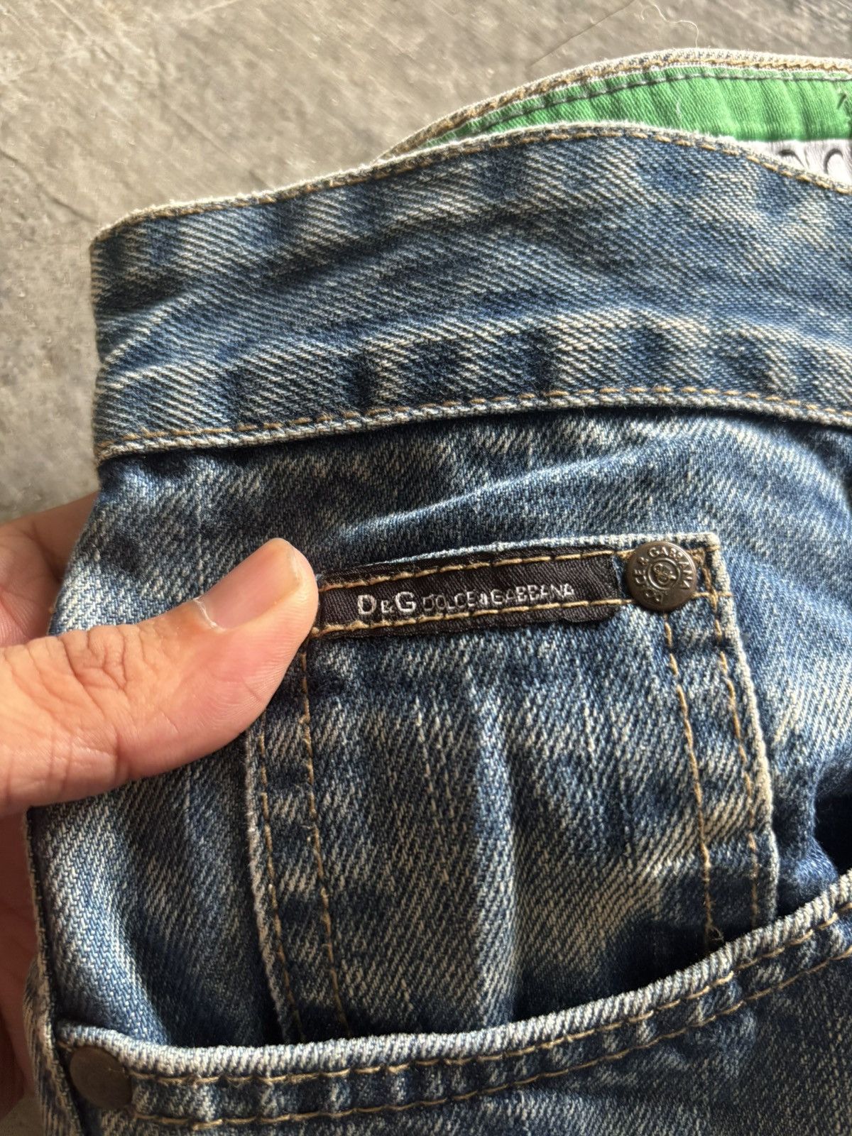 Dolce & Gabbana DOLCE & GABBANA vintage big logo archive italy jeans Size US 34 / EU 50 - 10 Thumbnail