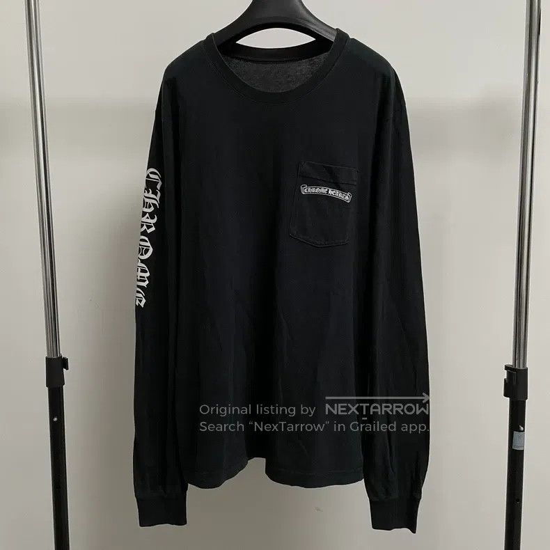 Chrome Hearts CHROME HEARTS Size L Black scroll arm Sanskrit back dark cr Size US L / EU 52-54 / 3 - 1 Thumbnail