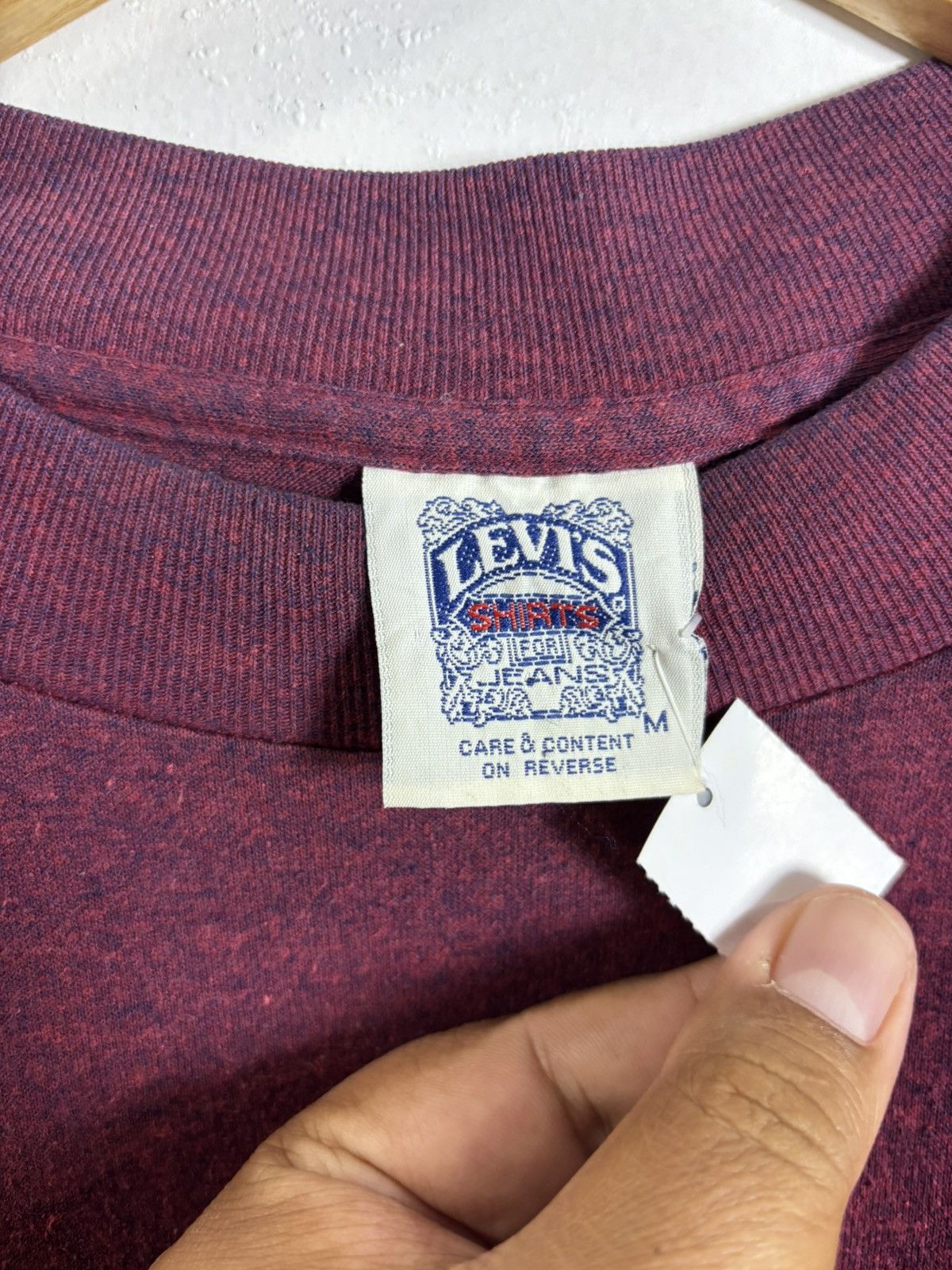 Levi's × Vintage Vintage Levis Button Your Fly 501 Tshirt Size US M / EU 48-50 / 2 - 4 Thumbnail