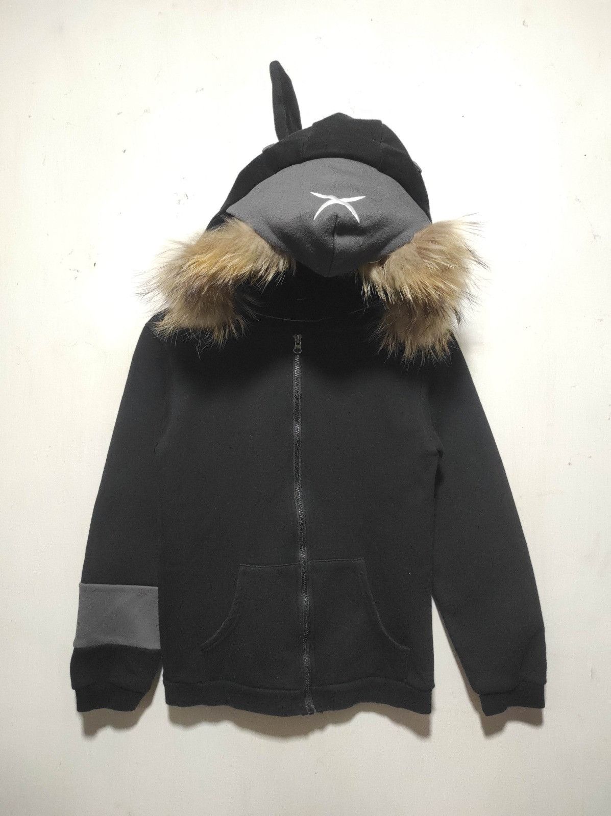 Japanese Brand Bird zip fur hoodie ifsix LGB style Size US XS / EU 42 / 0 - 2 Thumbnail