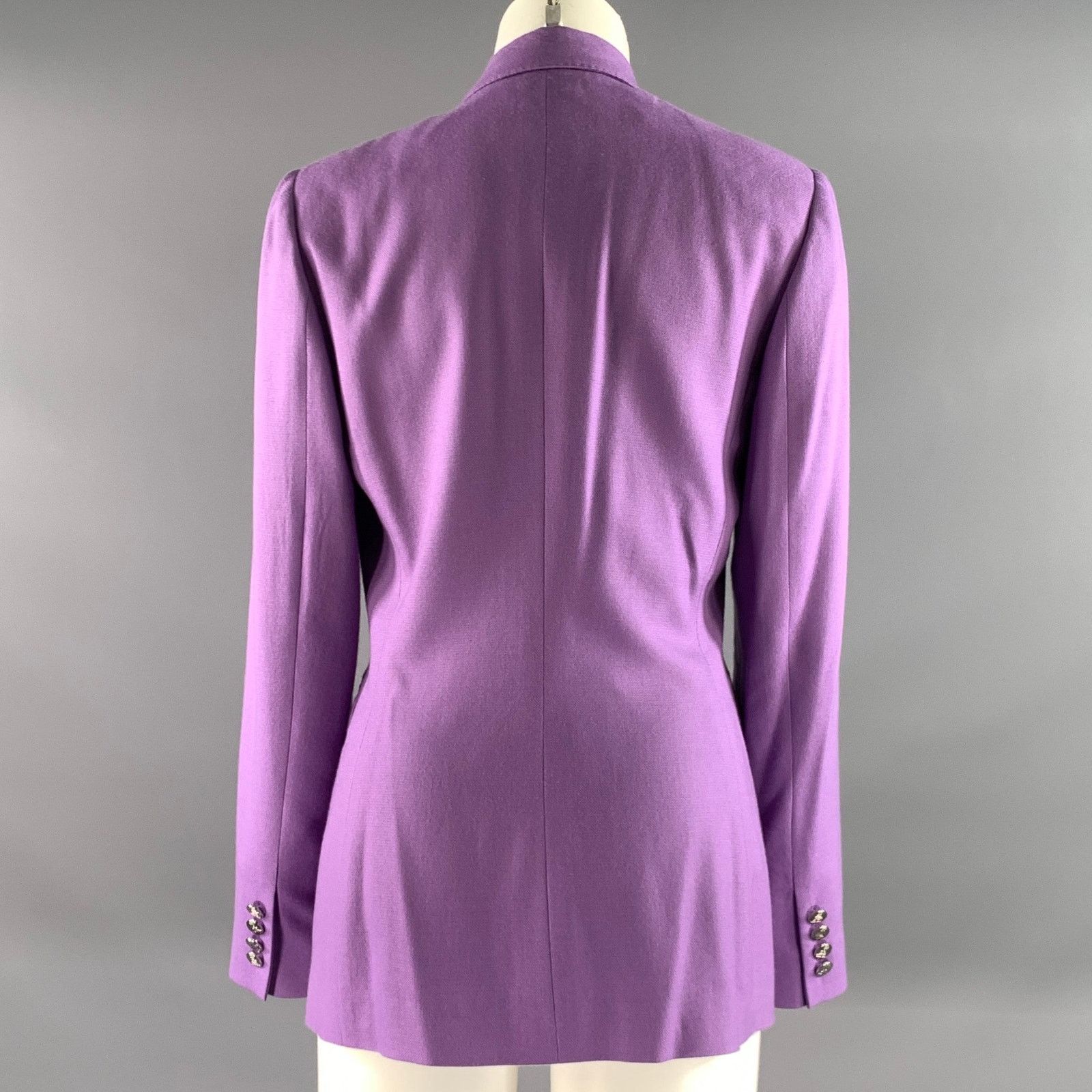 Ralph Lauren RALPH LAUREN Size 6 Purple Lavender Wool Blend Jacket Size M / US 6-8 / IT 42-44 - 4 Thumbnail