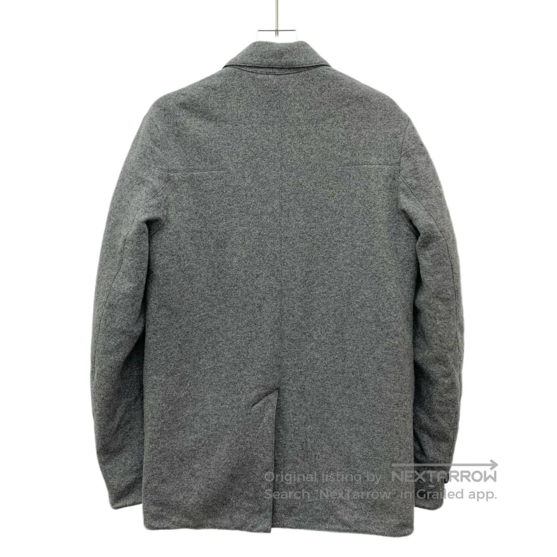 Dior Dior Gray Wool Double-Breasted Reversible Coat. Size US S / EU 44-46 / 1 - 2 Thumbnail
