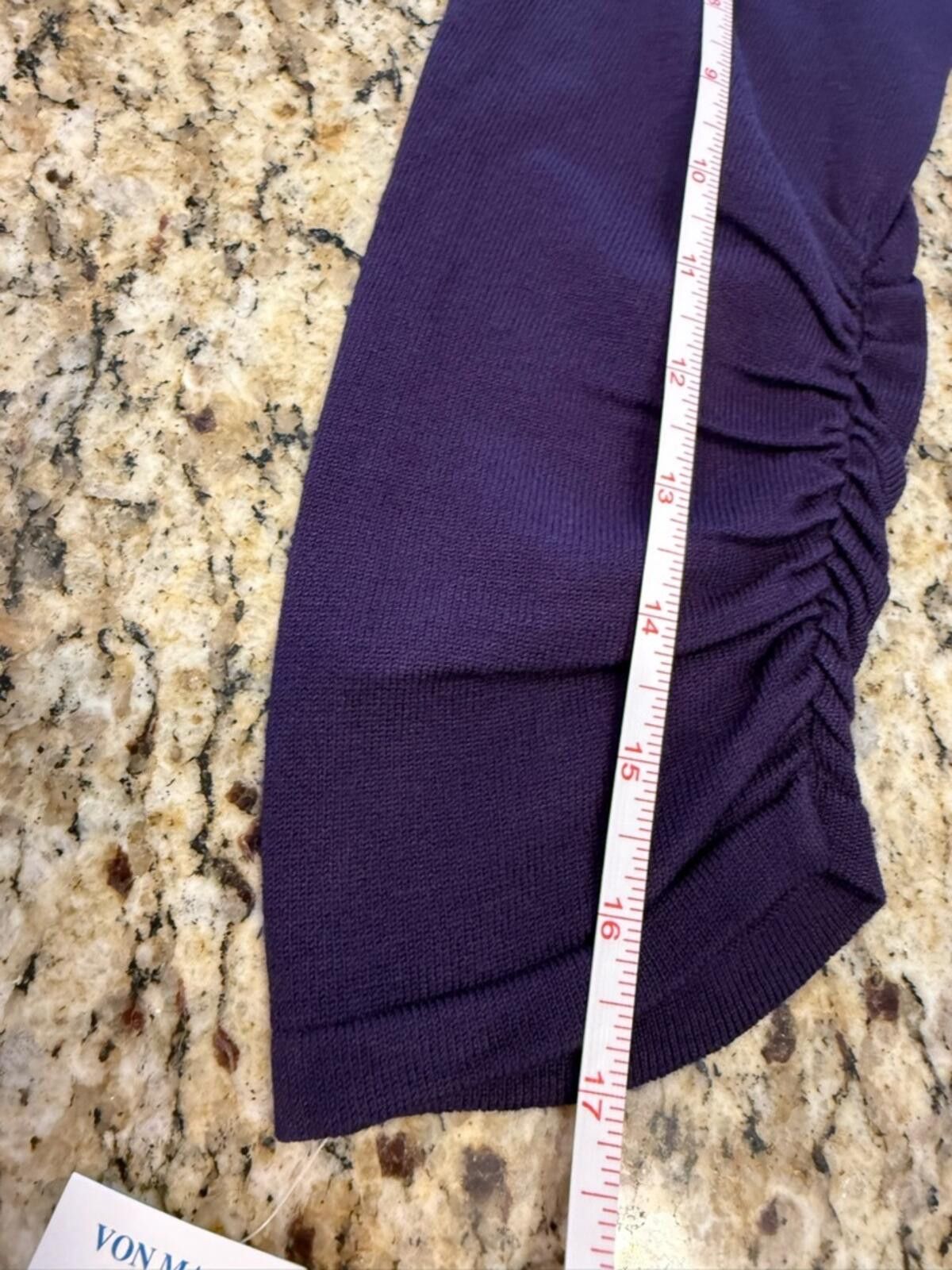 Other Love Always grape purple mini dress side ruching & zip SZ M Size M / US 6-8 / IT 42-44 - 10 Thumbnail