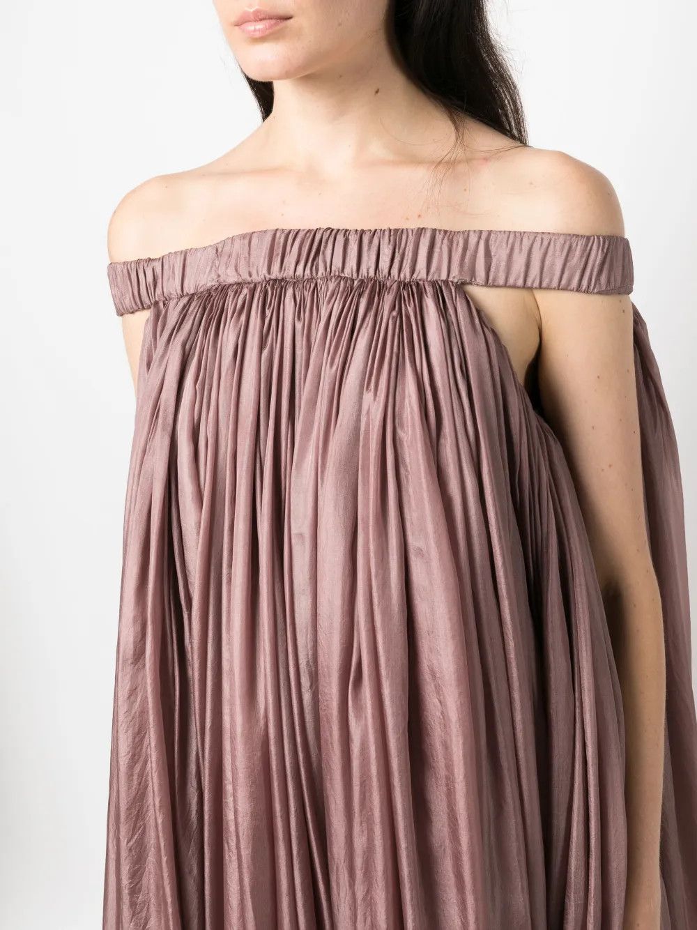 Rick Owens o1y0126 Maxi Dress in Antique Rose Size S / US 4 / IT 40 - 2 Thumbnail