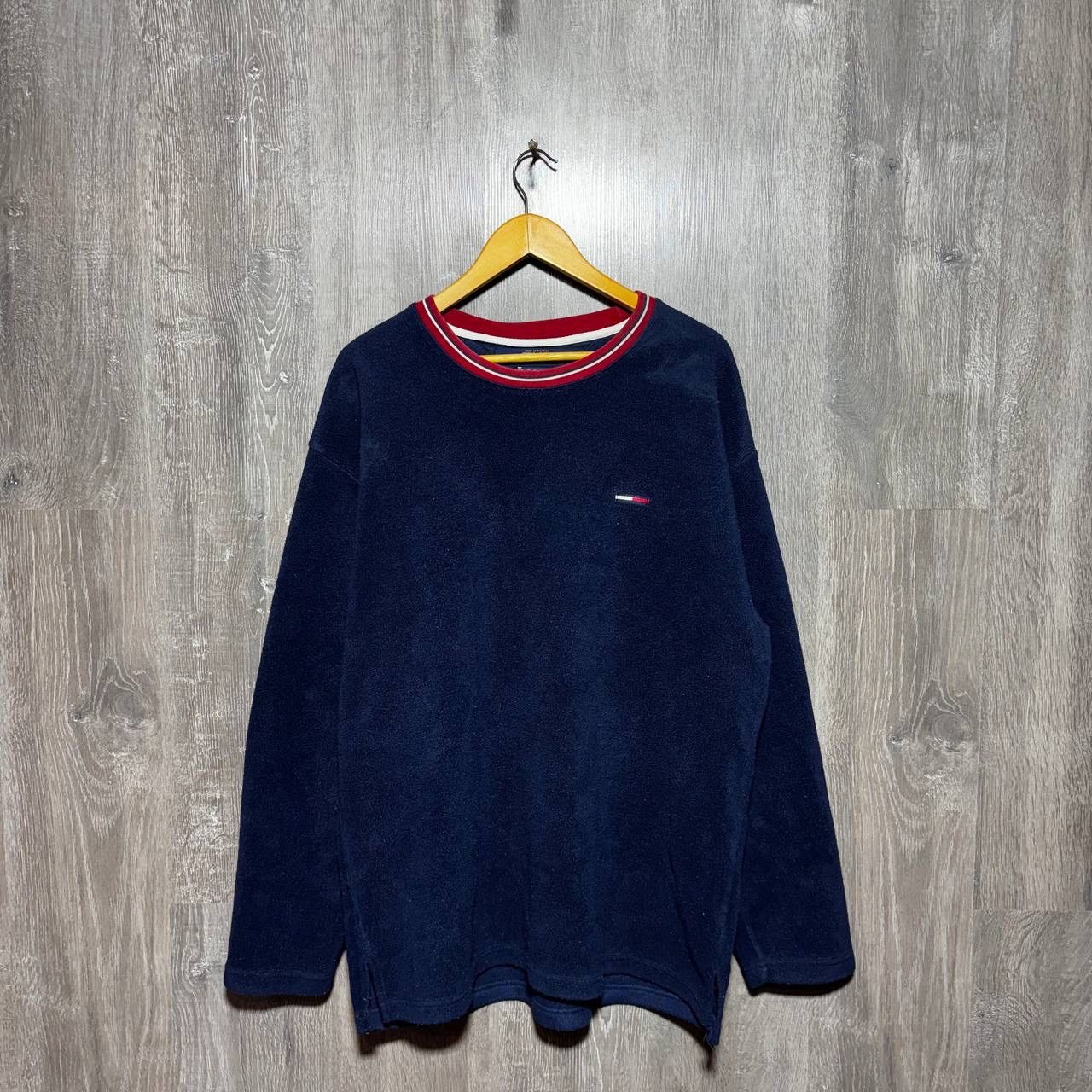 Tommy Jeans Vintage Tommy Jeans 90s Fleece Sweater Size US XL / EU 56 / 4 - 1 Thumbnail