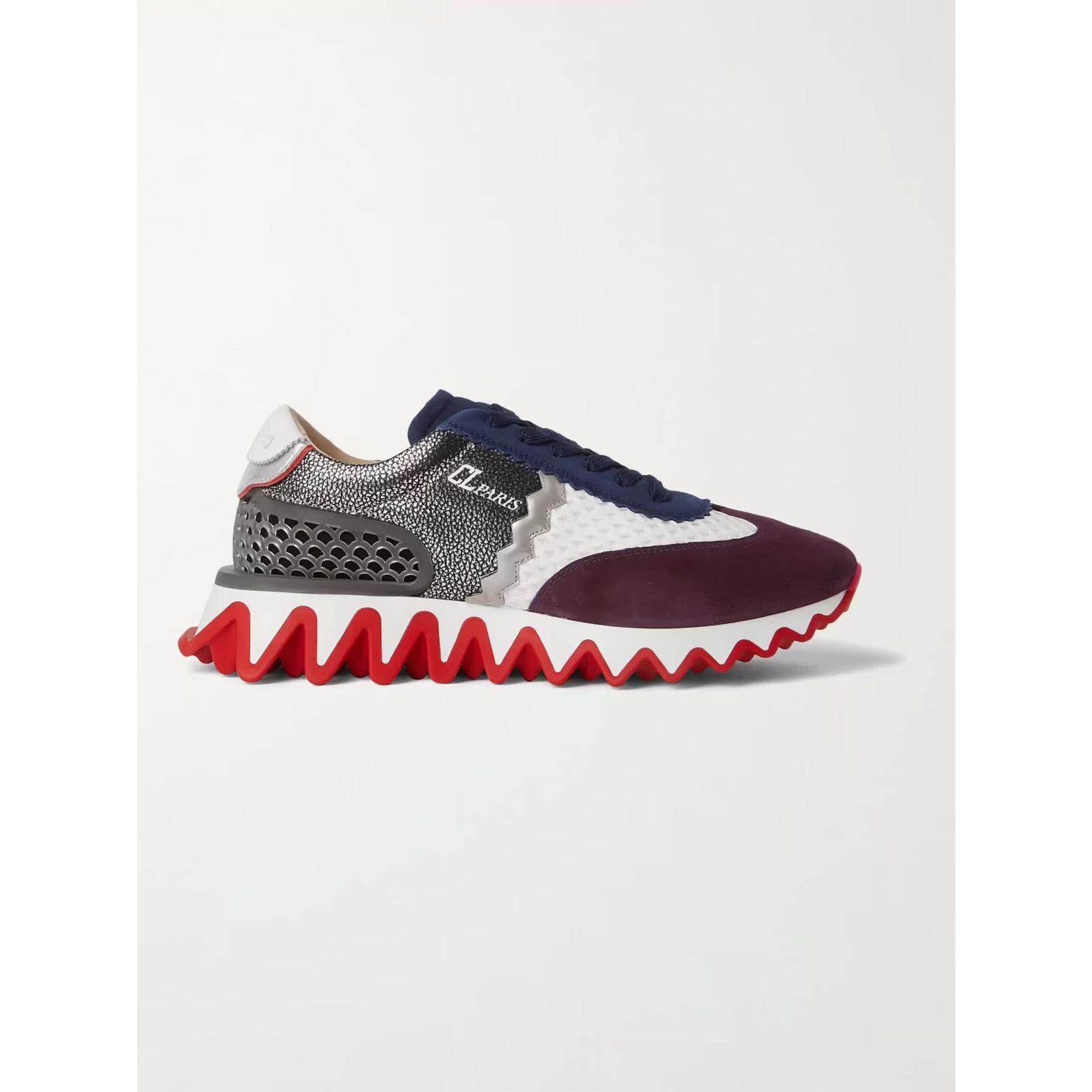 Christian Louboutin Christian Louboutin Loubishark Flat Suede Low Top Sneaker Size US 10 / EU 43 - 5 Thumbnail