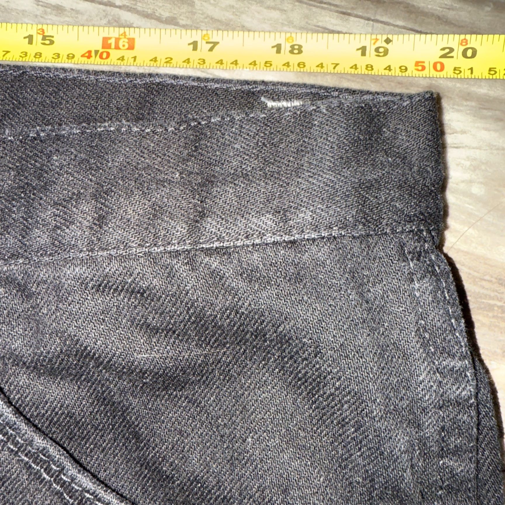 Wrangler VINTAGE Wrangler Jeans Men's Relaxed Fit Straight Leg Black Denim 40 32 EUC Size US 40 / EU 56 - 5 Thumbnail